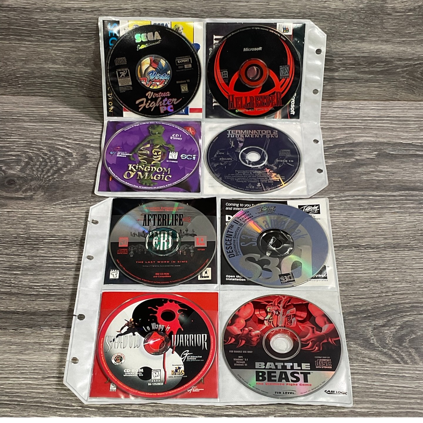 PC CD-Rom Game Lot #2 - Discs In Good Condition
