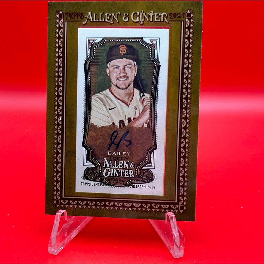 Patrick Bailey 2024 Topps Allen & Ginter Mini Framed Auto San 