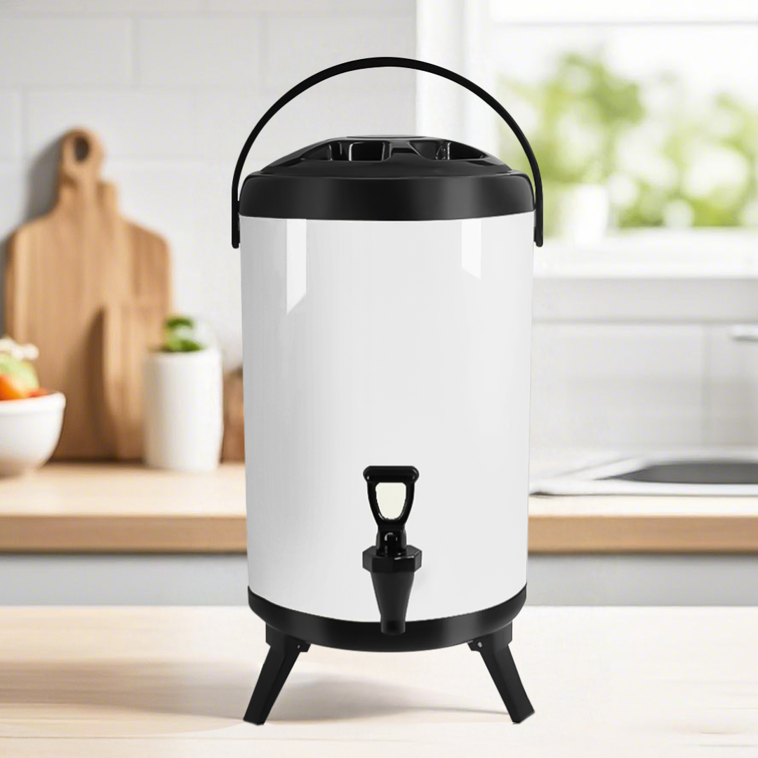SOGA 8L Stainless Steel Milk Tea Barrel