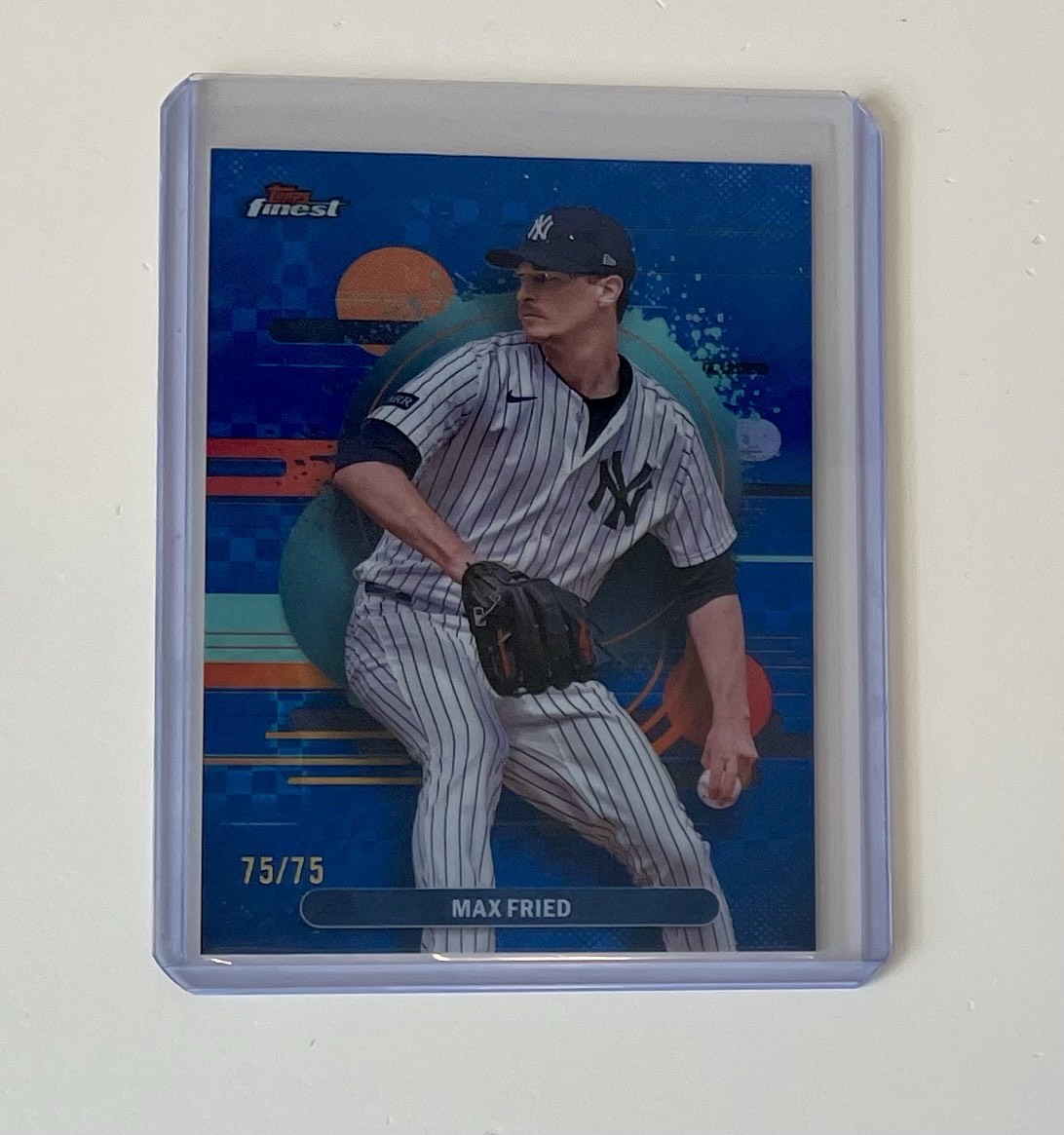 Max Fried Finest Uncommon Blue Checkerboard /75 New York Yankees