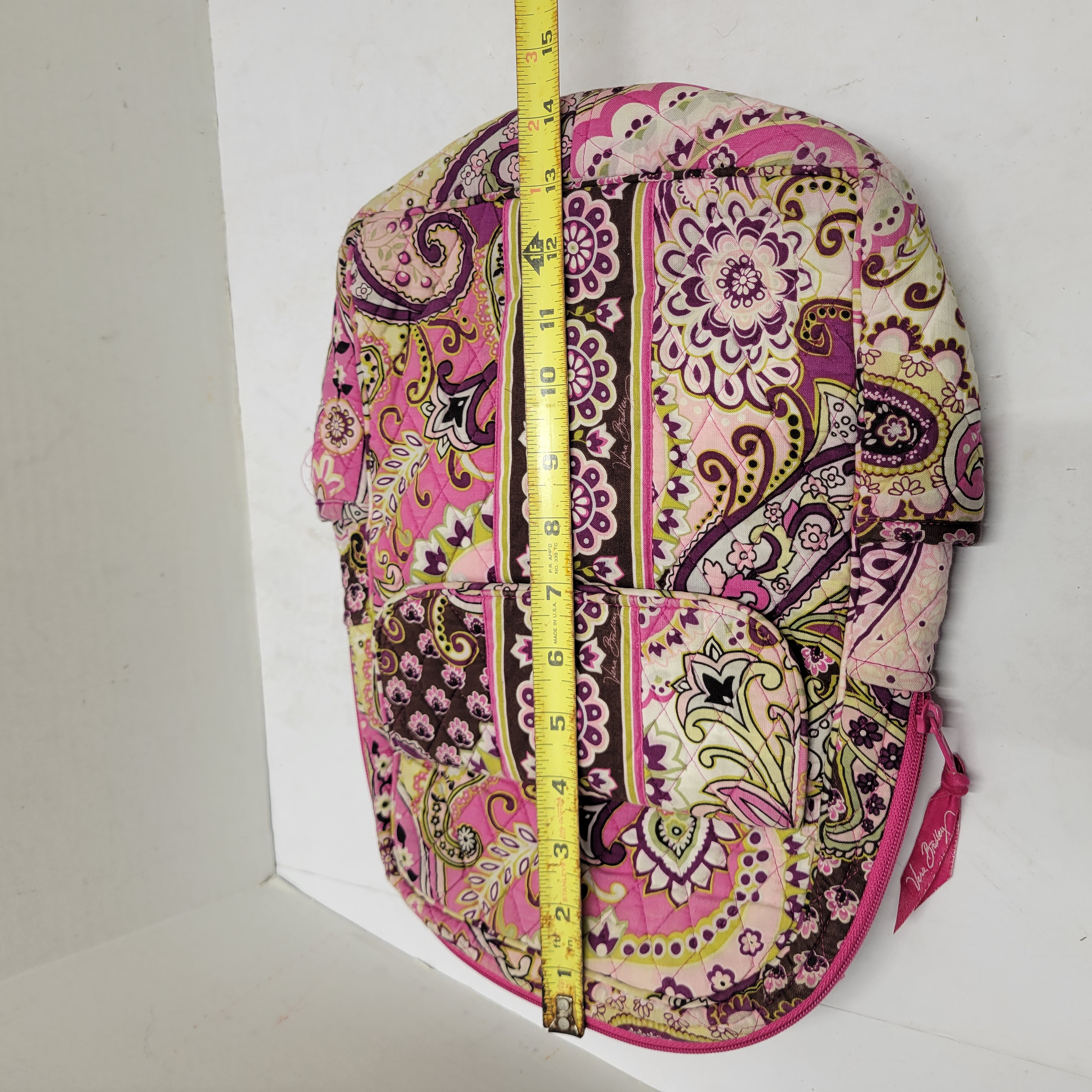 Vera Bradley Small Backpack in Very Berry Paisley Retired