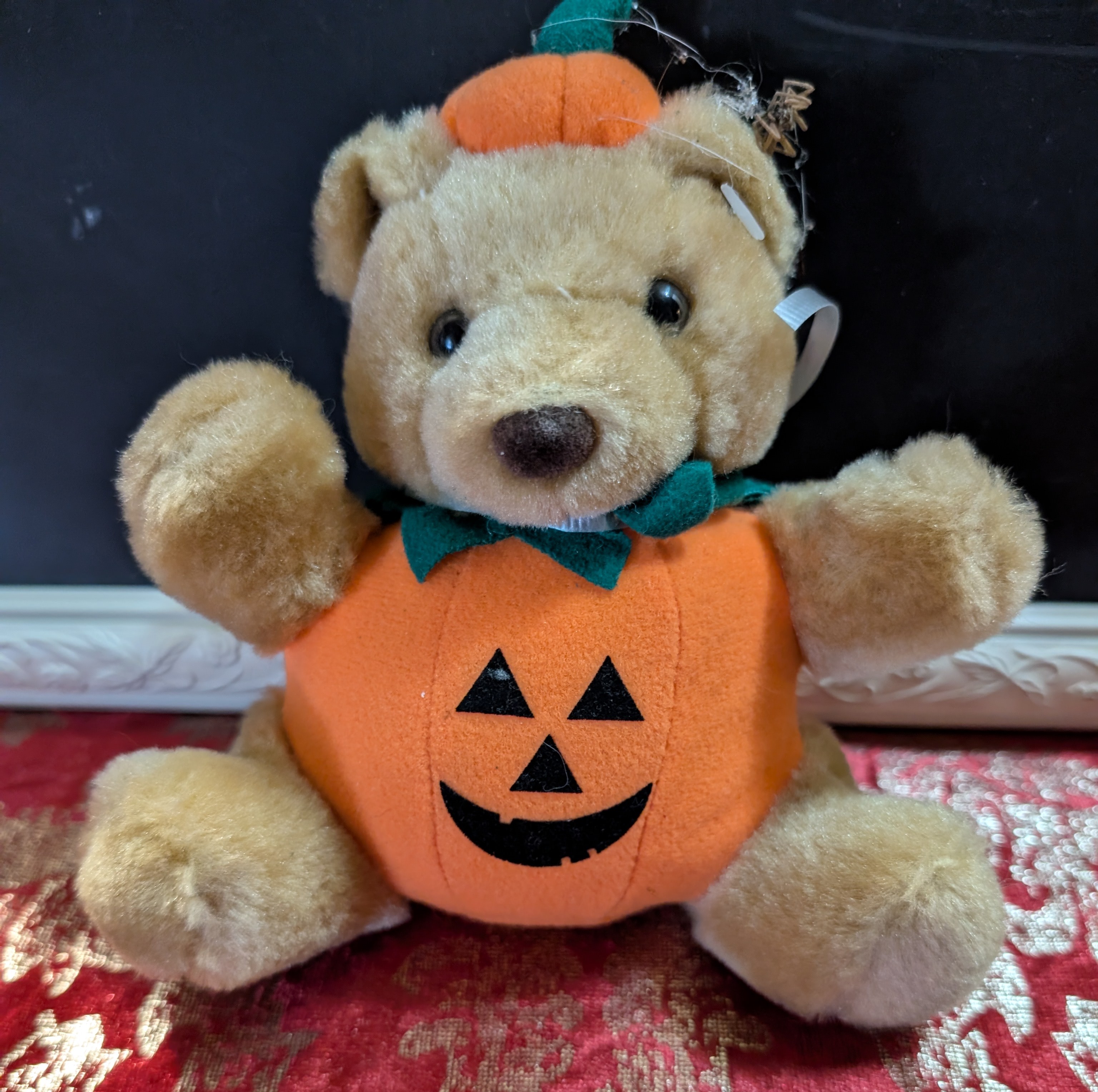 Brown Bear jacko'lantern costumed Russ Plushie