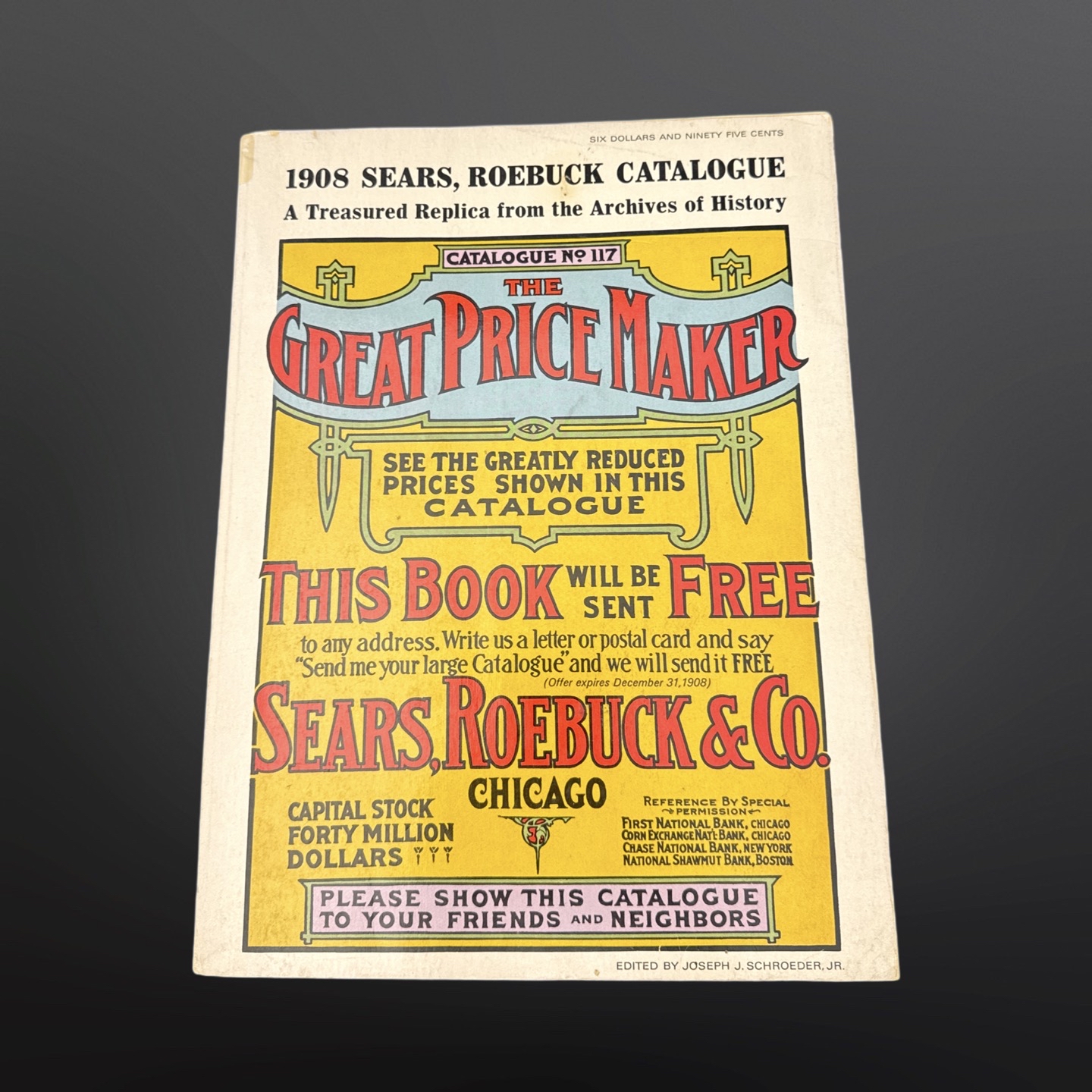 Reproduction 1908 Sears Roebuck Catalogue Printed In 1971