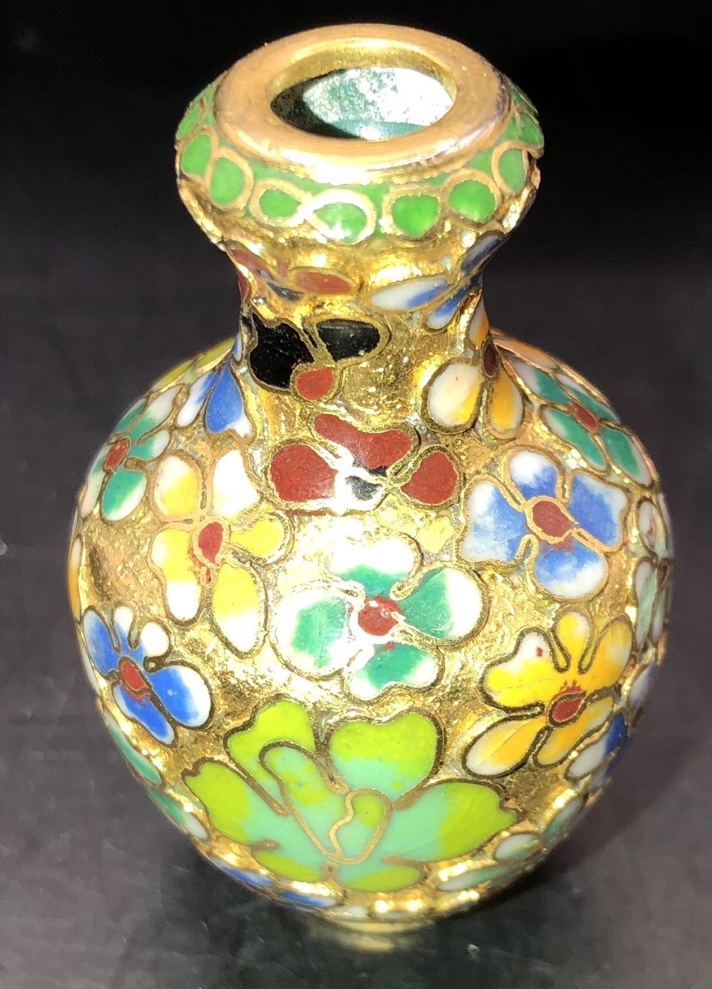 31 The Art Of Cloisonn Green Flower Mini Vase 31-the-art-of-cloisonn-green-flower-mini-vase