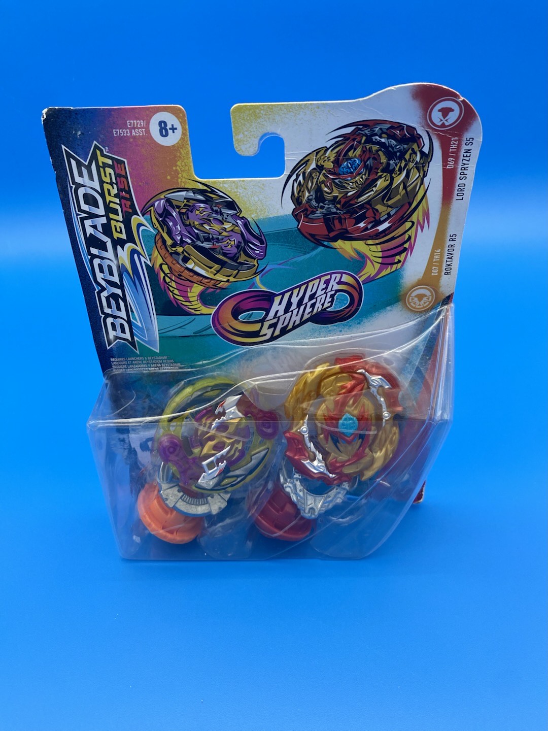 BeyBlade Burst Rise Hyper Shere Two-Pack - Roktavor R5 & Lord Spryzen ...