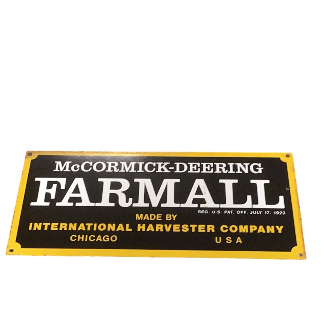 Thick Porcelain / Metal Sign 18” X 8”