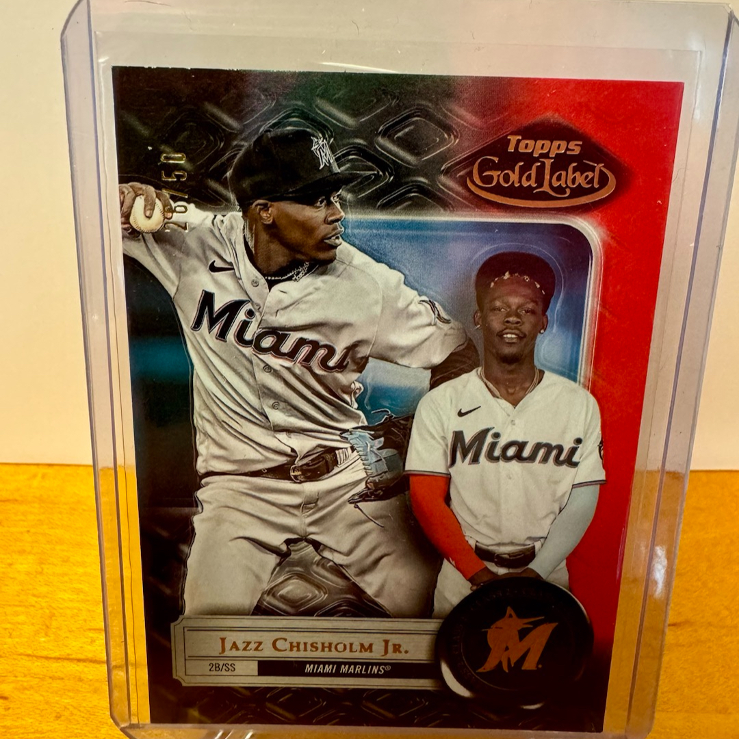 2022 Topps Gold Label MLB マーカス・セミエン Jazz Chisholm Jr 2022 Topps Gold Label /50 - Miami Marlins