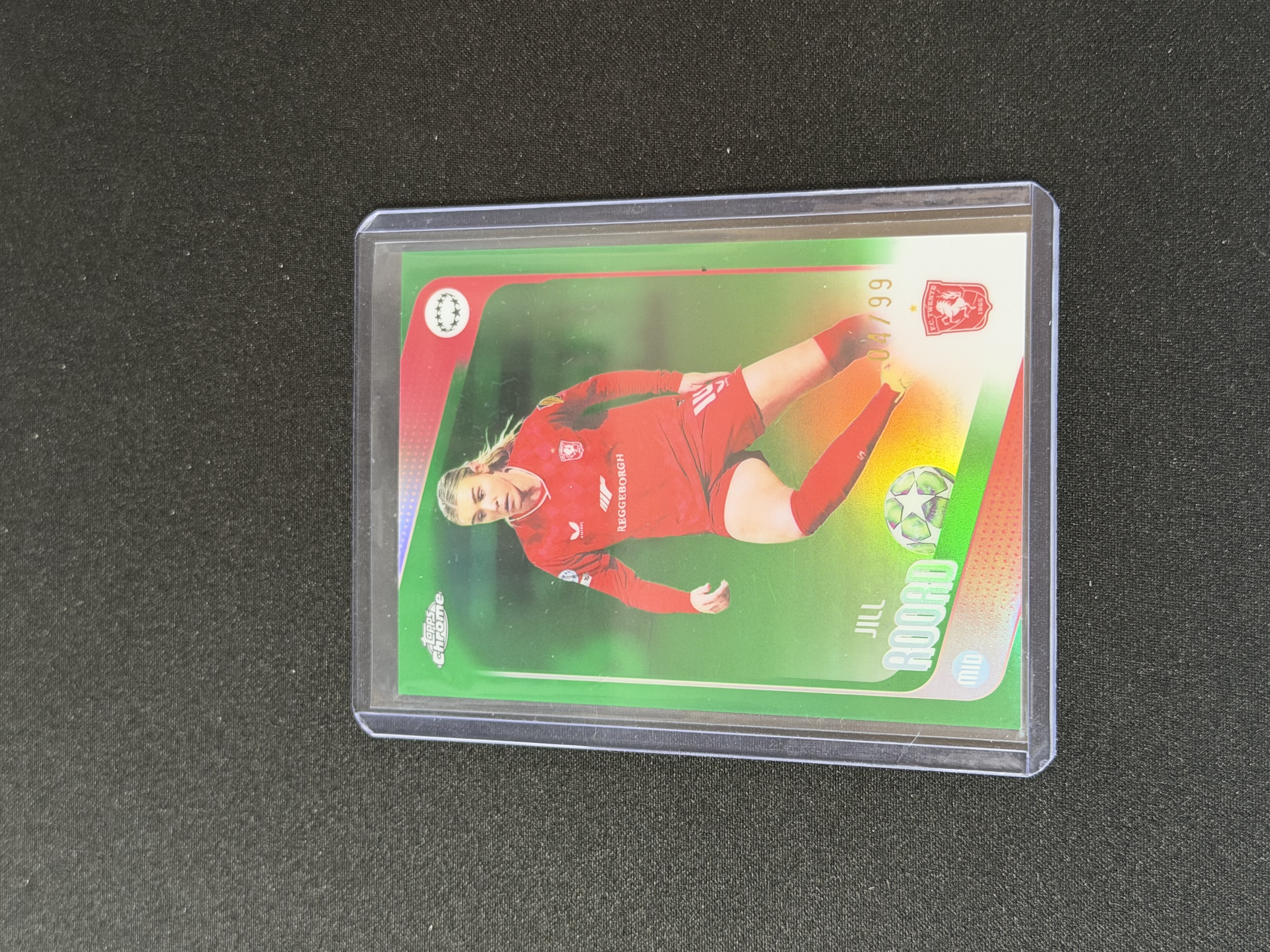 Jill Roord /99 Green | 2025-26 Topps Chrome UEFA Women's Champions