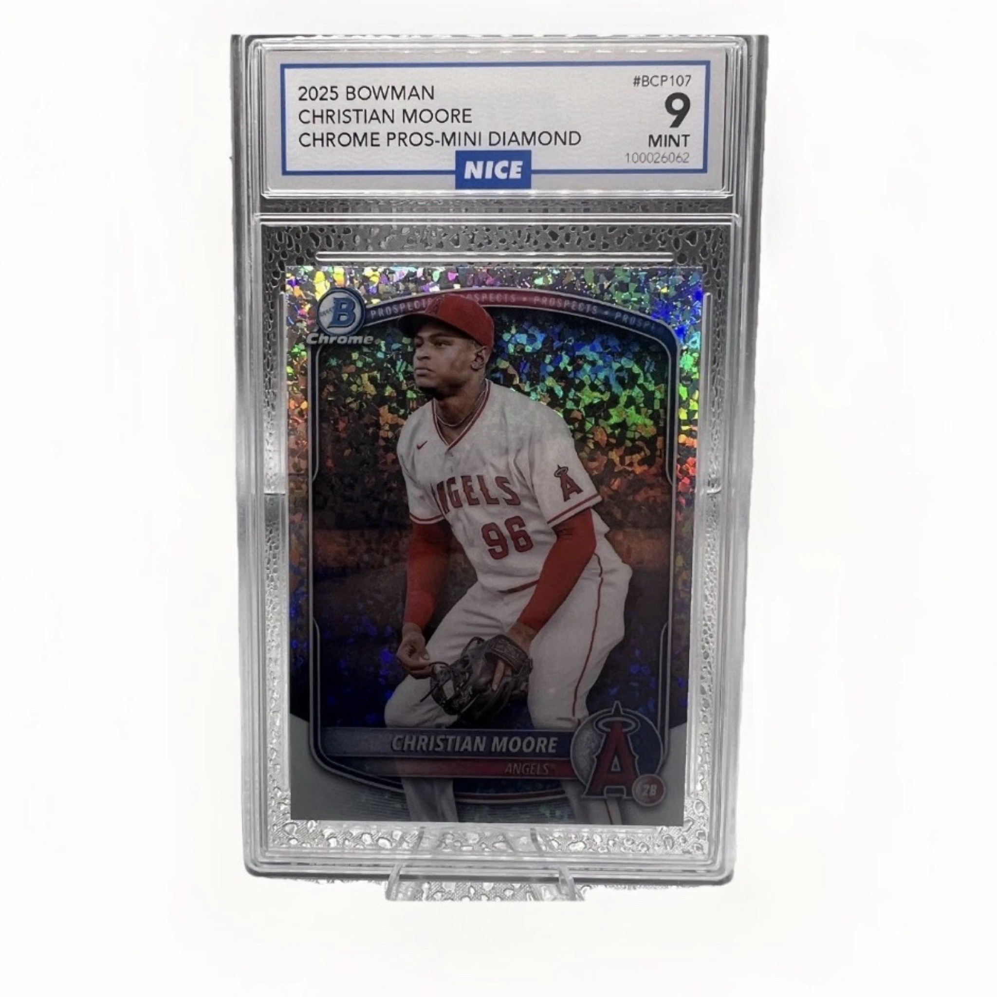 2025 Bowman - Chrome Prospects Christian Moore #BCP-107 Mini