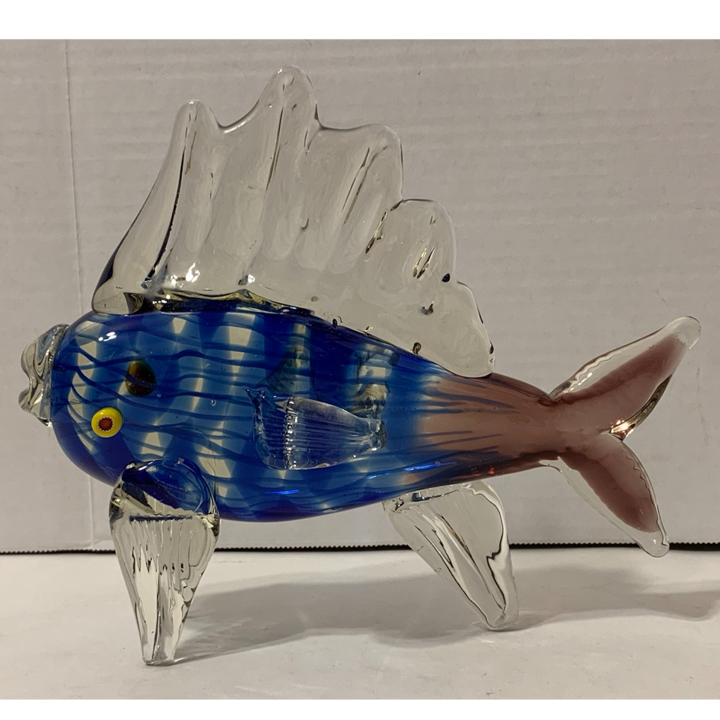 Picture Idea: Large Art Glass Fish Figurine
