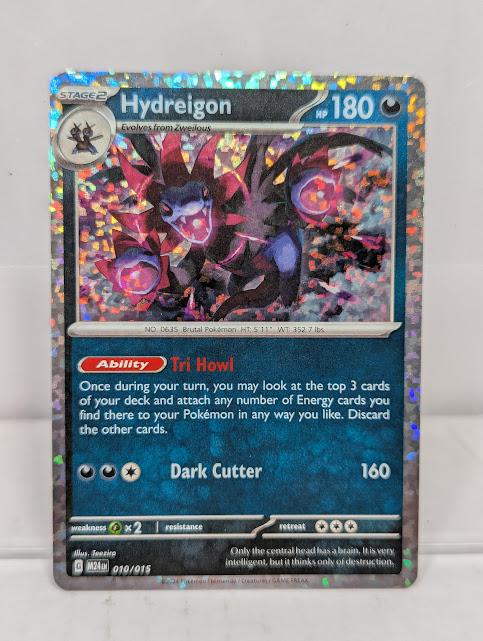 NEW!-McDonald's Pokmon Hydreigon Card 010/015 2025 Holo M24EN -Free  Shipping!