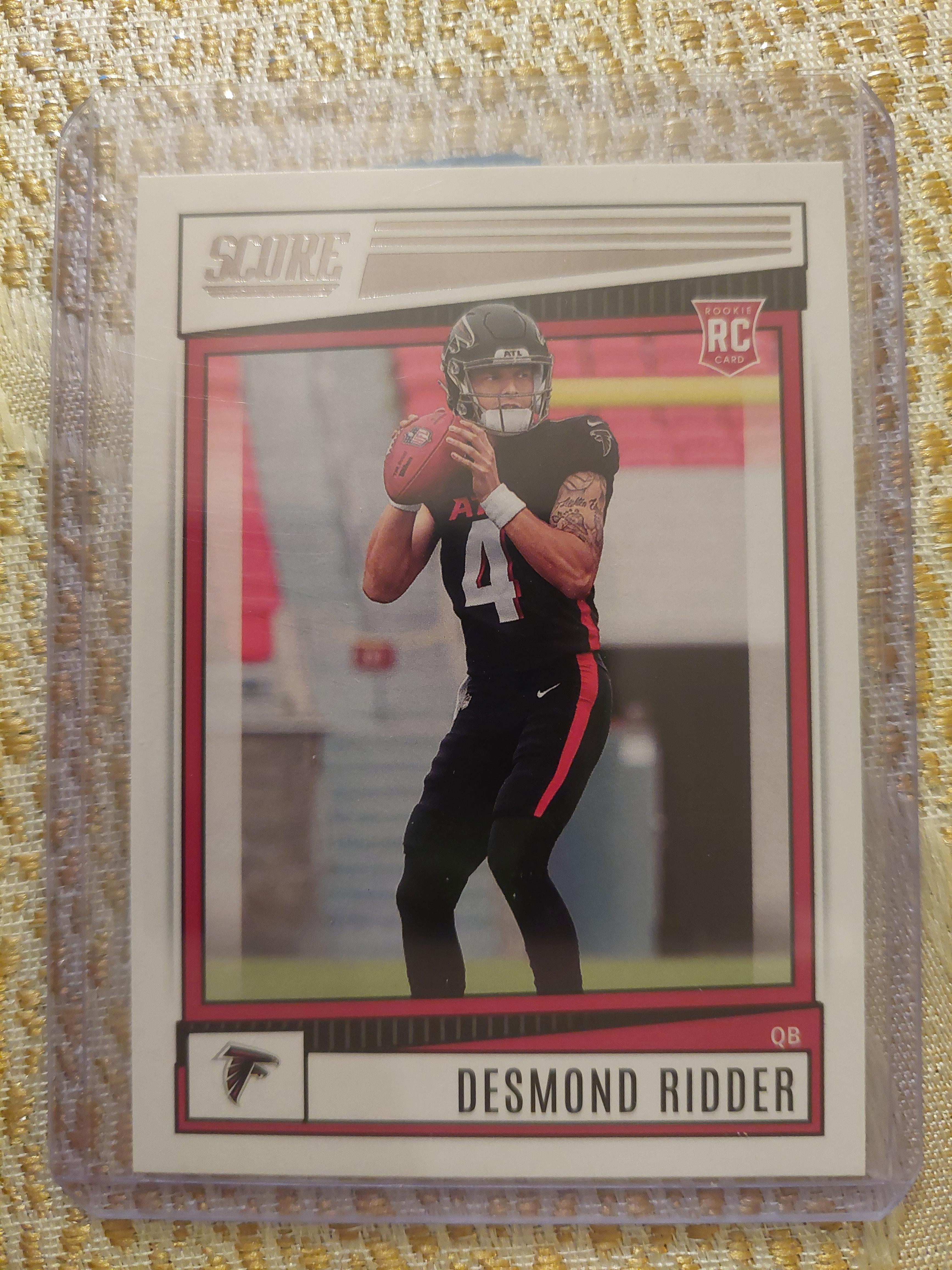 Desmond Ridder Rookie Card.