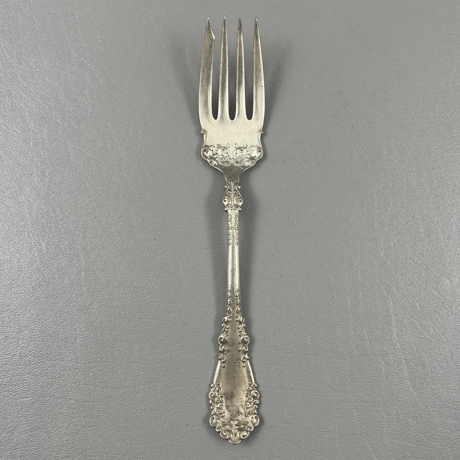 Vintage 1847 Rogers Bros A1 Serving Meat Fork Silver Plated 8 Berkshire vintage-1847-rogers-bros-a1-serving-meat-fork-silver-plated-8-berkshire
