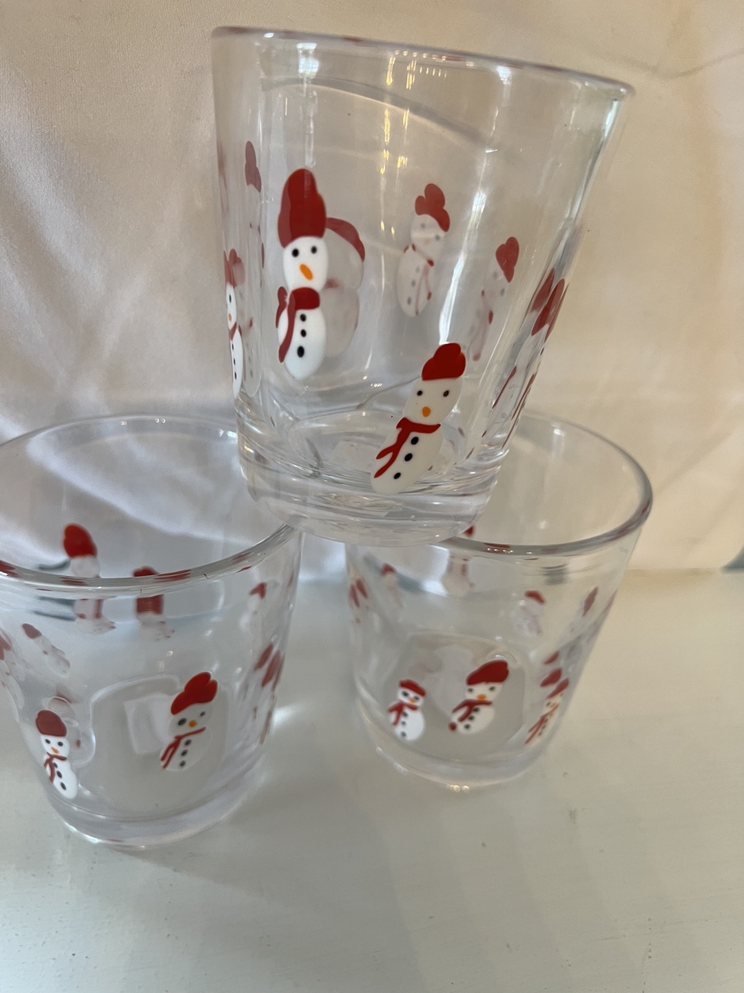 Snowman Drinking Glasses