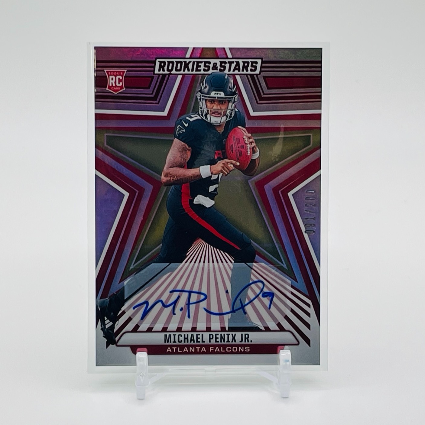 Michael Penix Jr 2024 Rookies & Stars Longevity RC Auto /200 