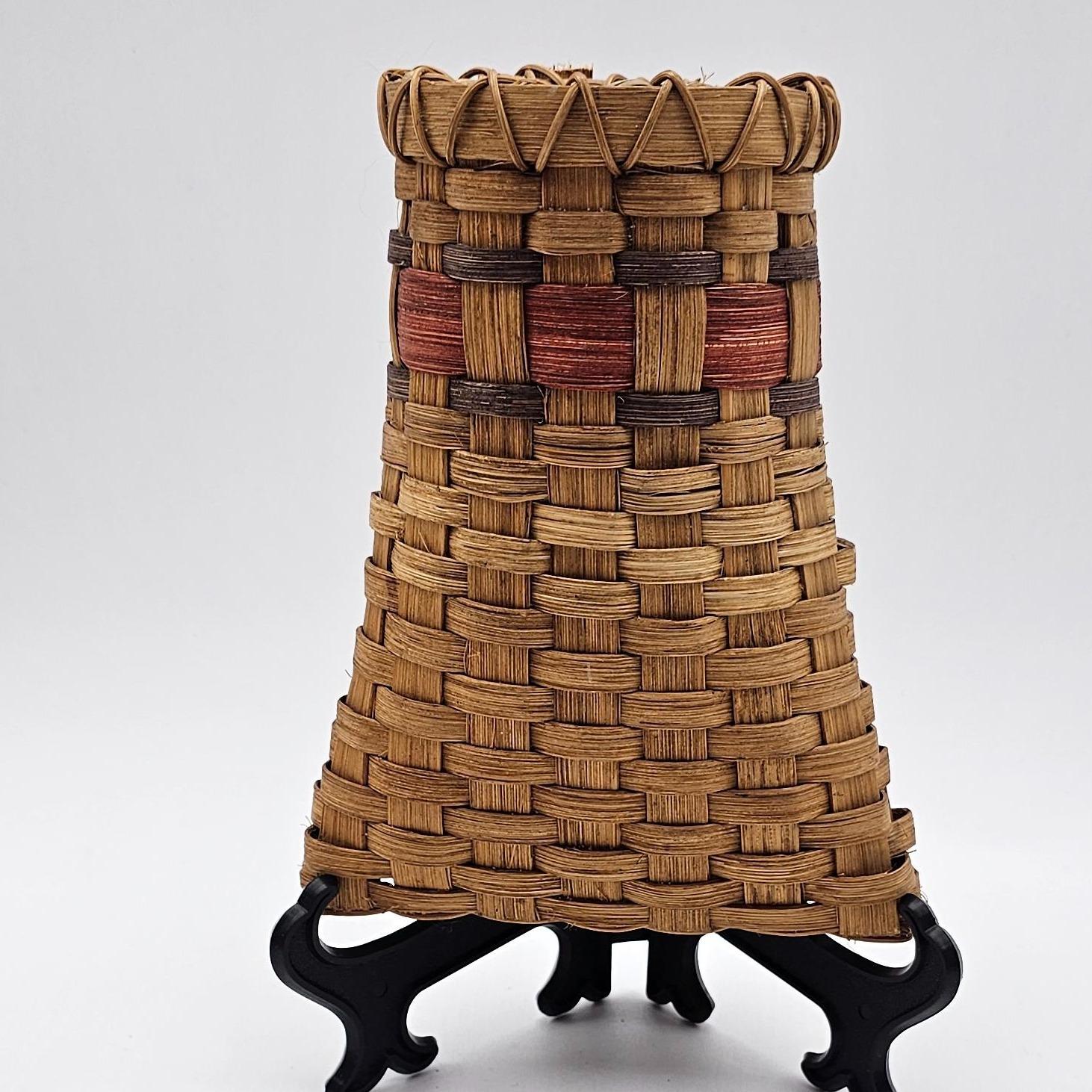 #11 - Vintage Handmade & Signed Basket