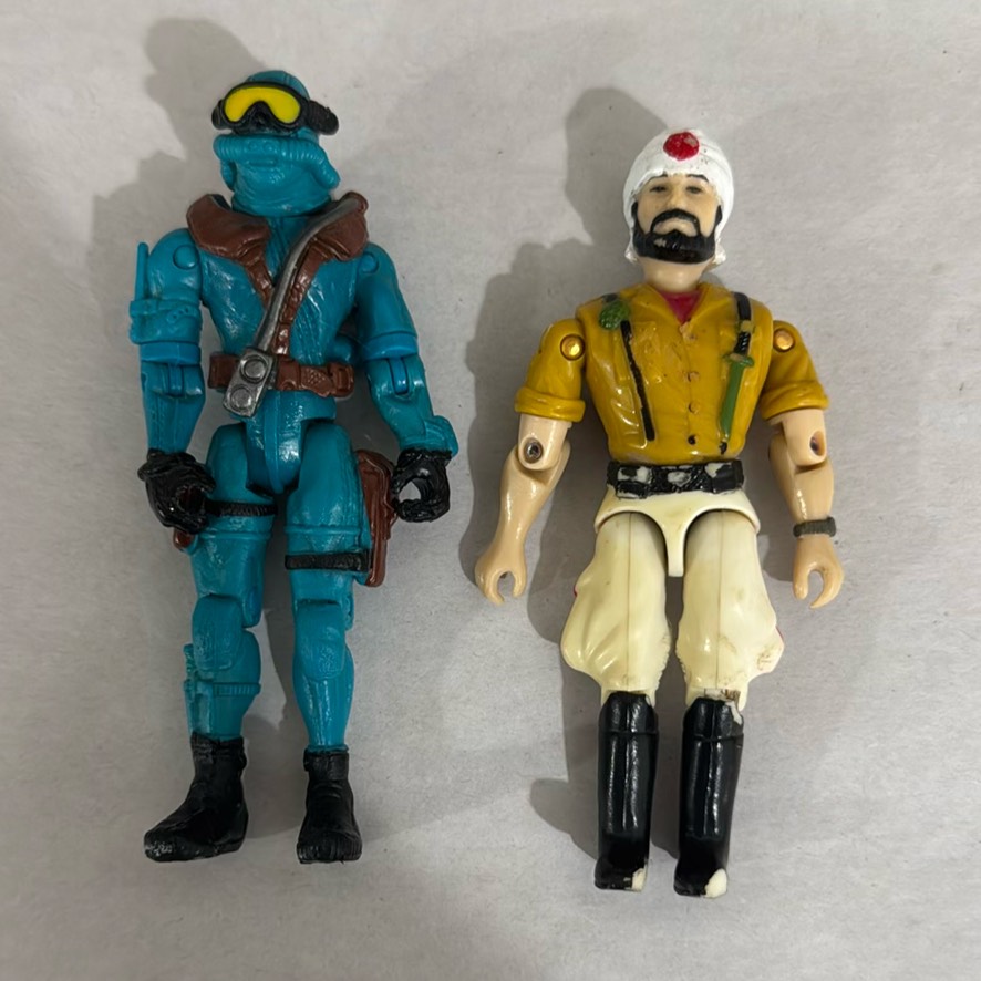 Lot De 18 Figurines Militaires Aventurier LANARD Vintage - Avec Accessoires