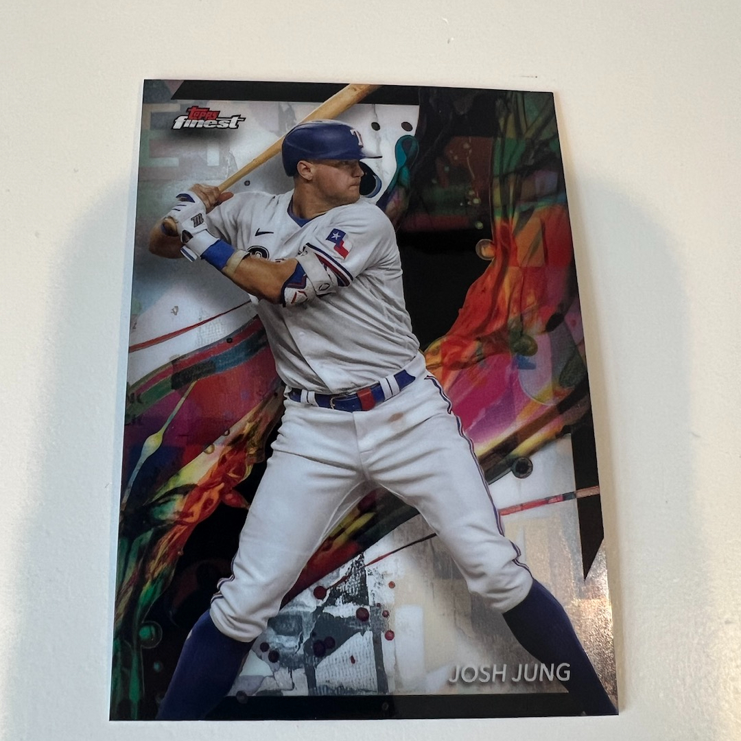 Josh Jung en acción con los Texas Rangers