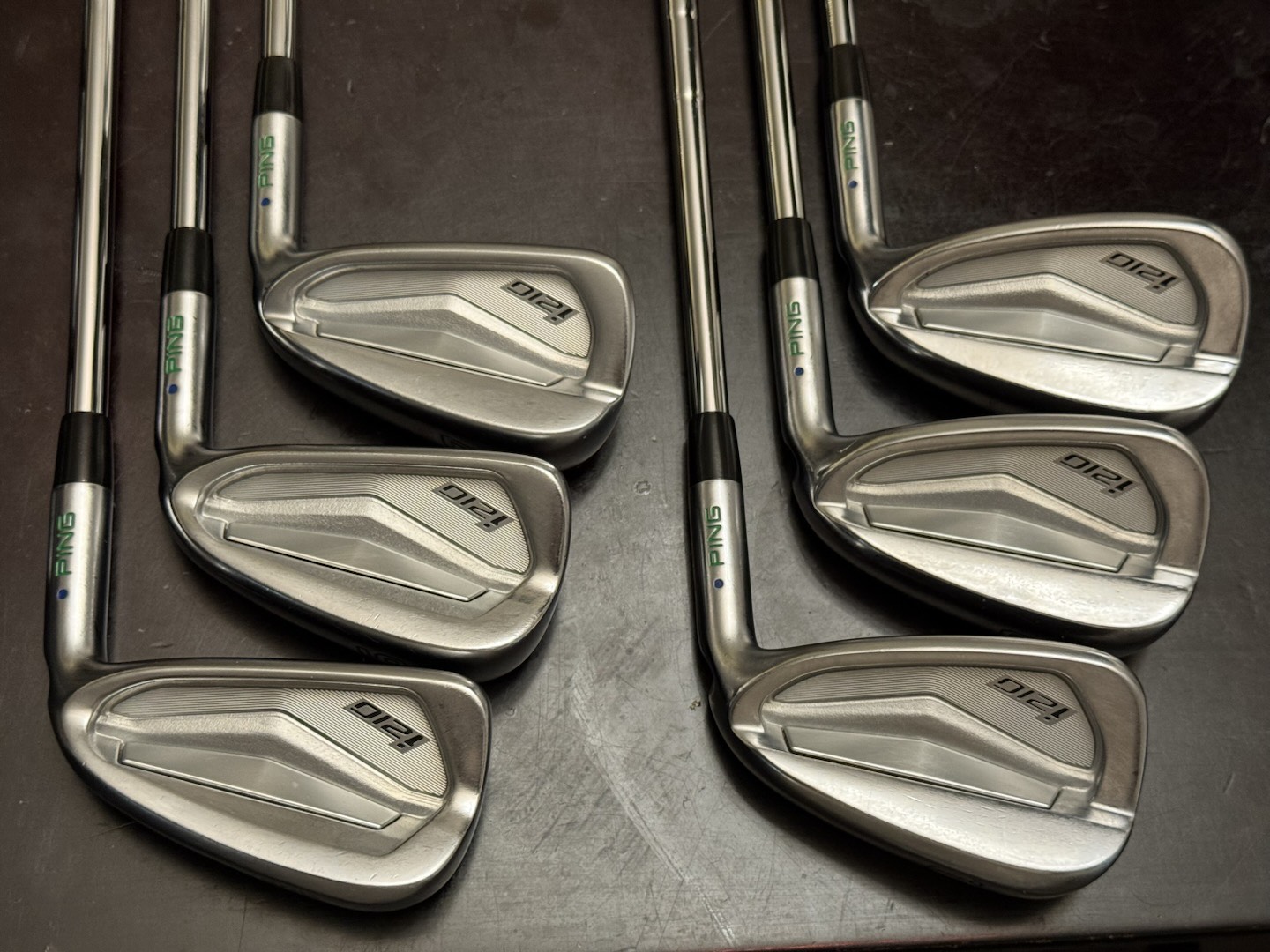 Ping I210 Iron Set Stiff Flex Blue Dot