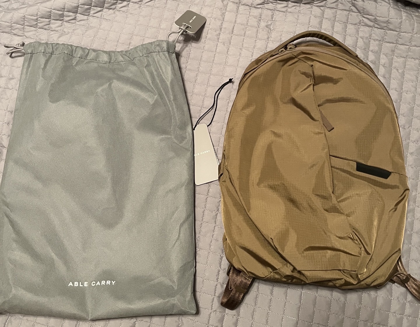 Able Carry 13 Daybag Ripstop Tan