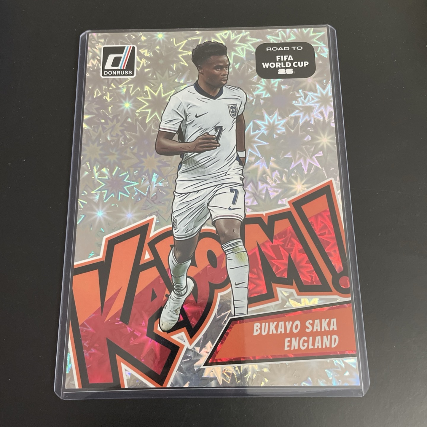 Bukayo Saka 2026 Donruss FIFA World Cup OVERSIZED Kaboom