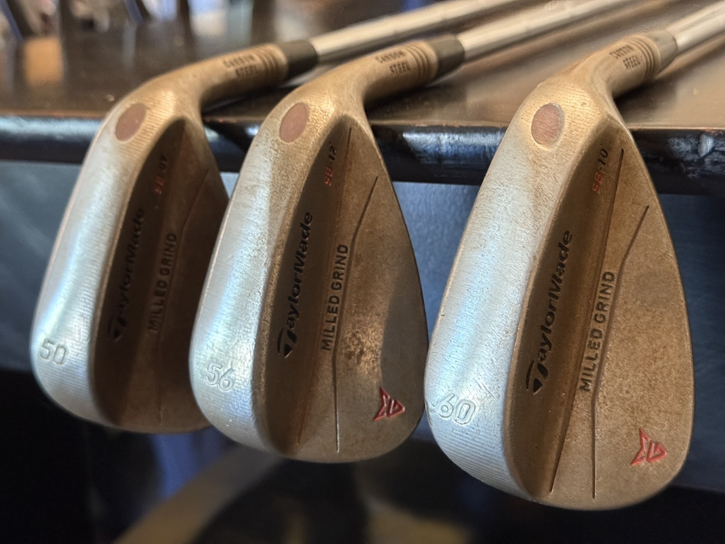 【ココ】TaylorMade Milled Grind 50/56/60 Taylormade Milled Grind Wedge Set 50 56 60 Spinner Shafts