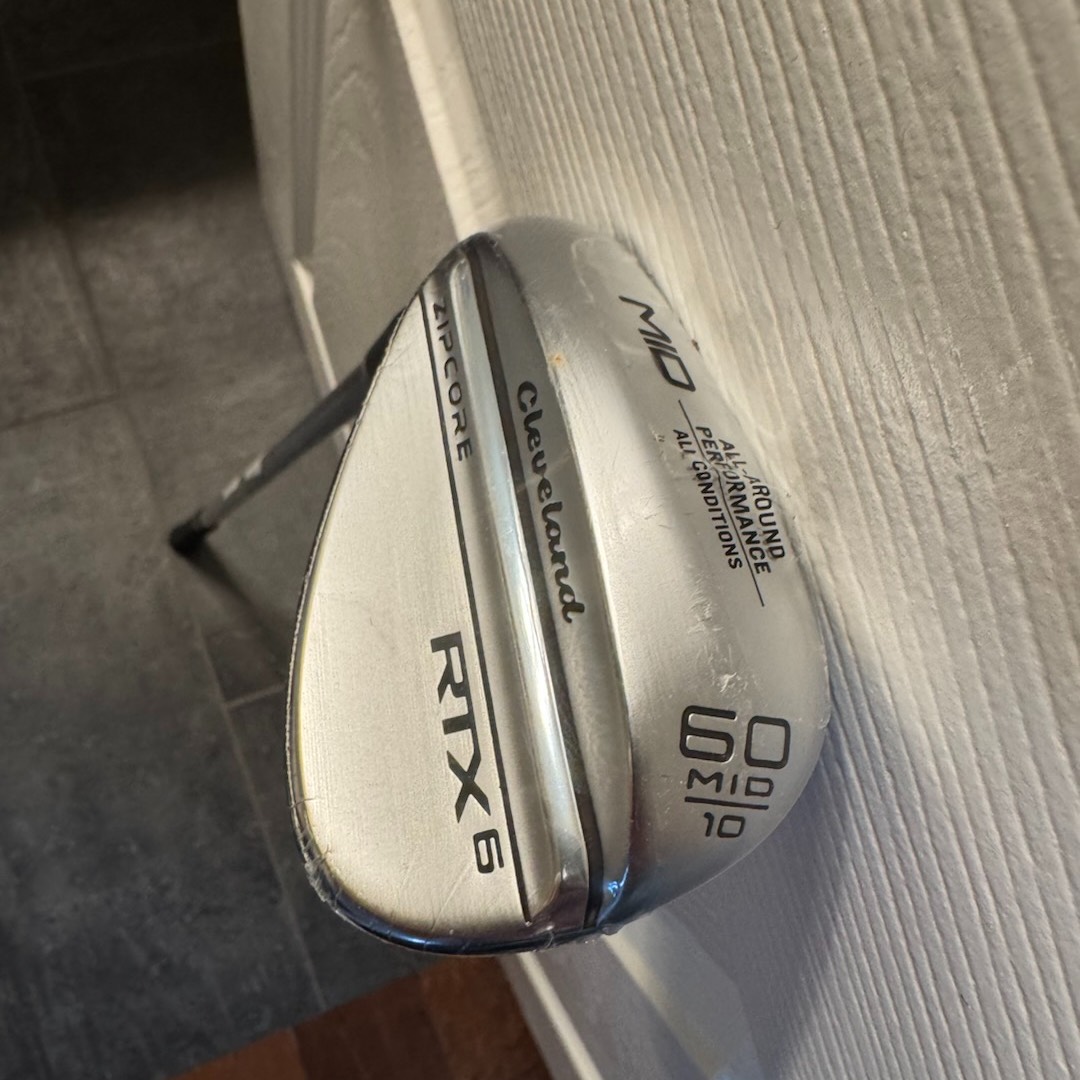 New Cleveland RTX 6 Zipcore 60 Degree Wedge LH