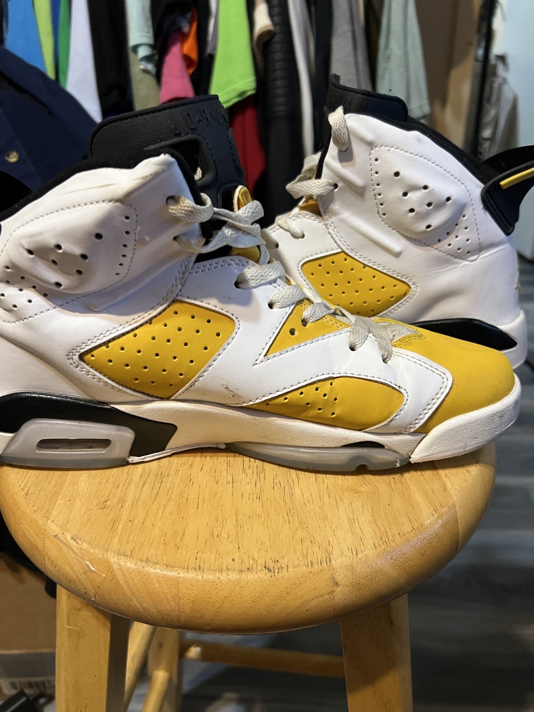 靴 Nike Air Jordan 6 Retro Yellow Ochre Jordan 6 Retro Yellow Ochre Men's - CT8529-170 - US