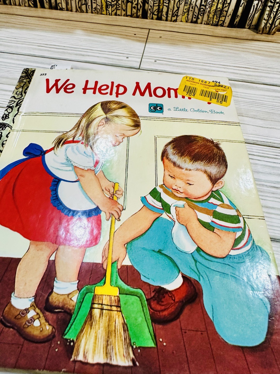 We Help Mommy 1974 Little Golden Book