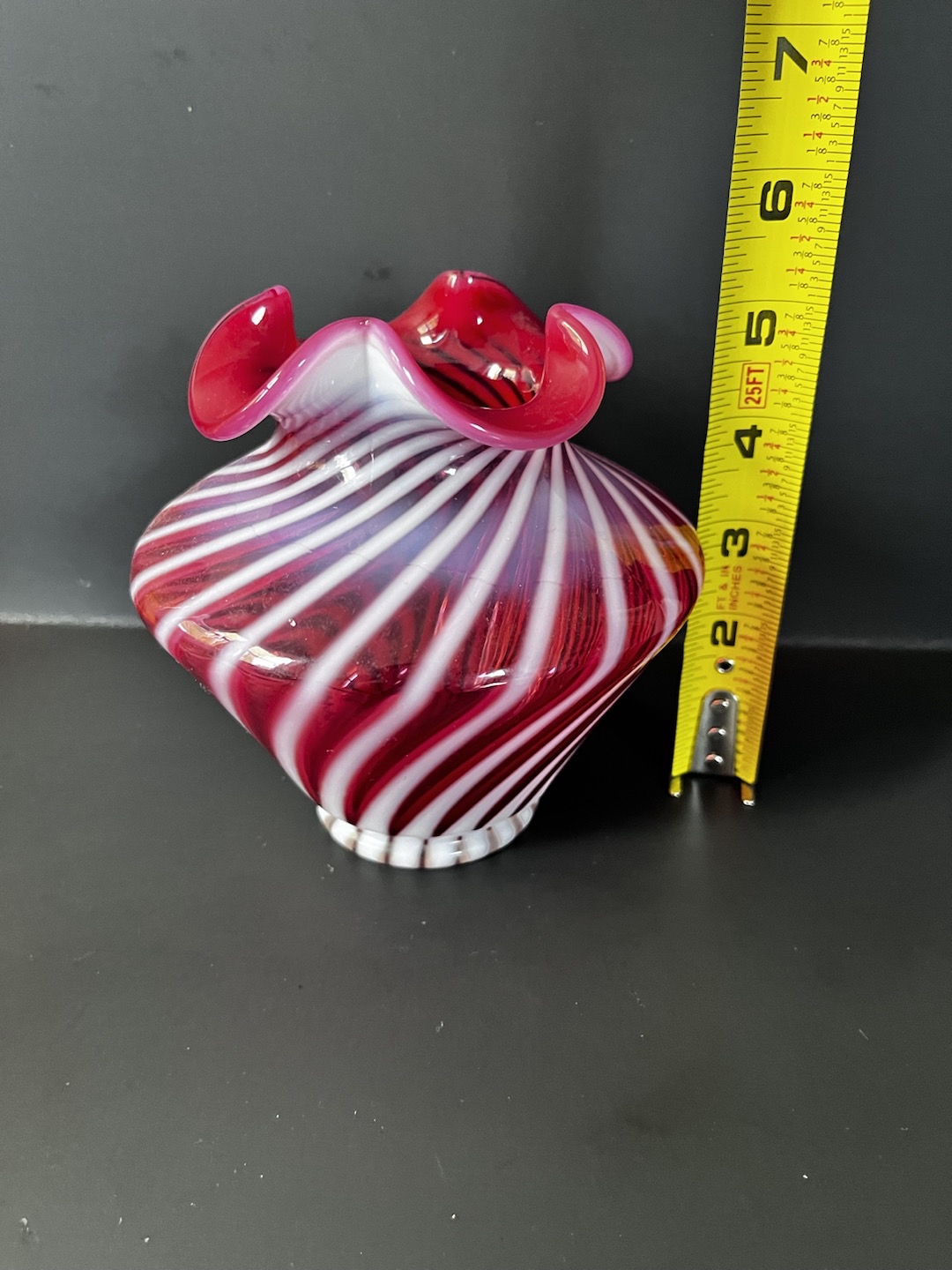 1940年代 Fentonフェントン フタ付きキャンディディッシュ フェントン ブルーベルの蓋つきキャンディディッシュ(Fenton