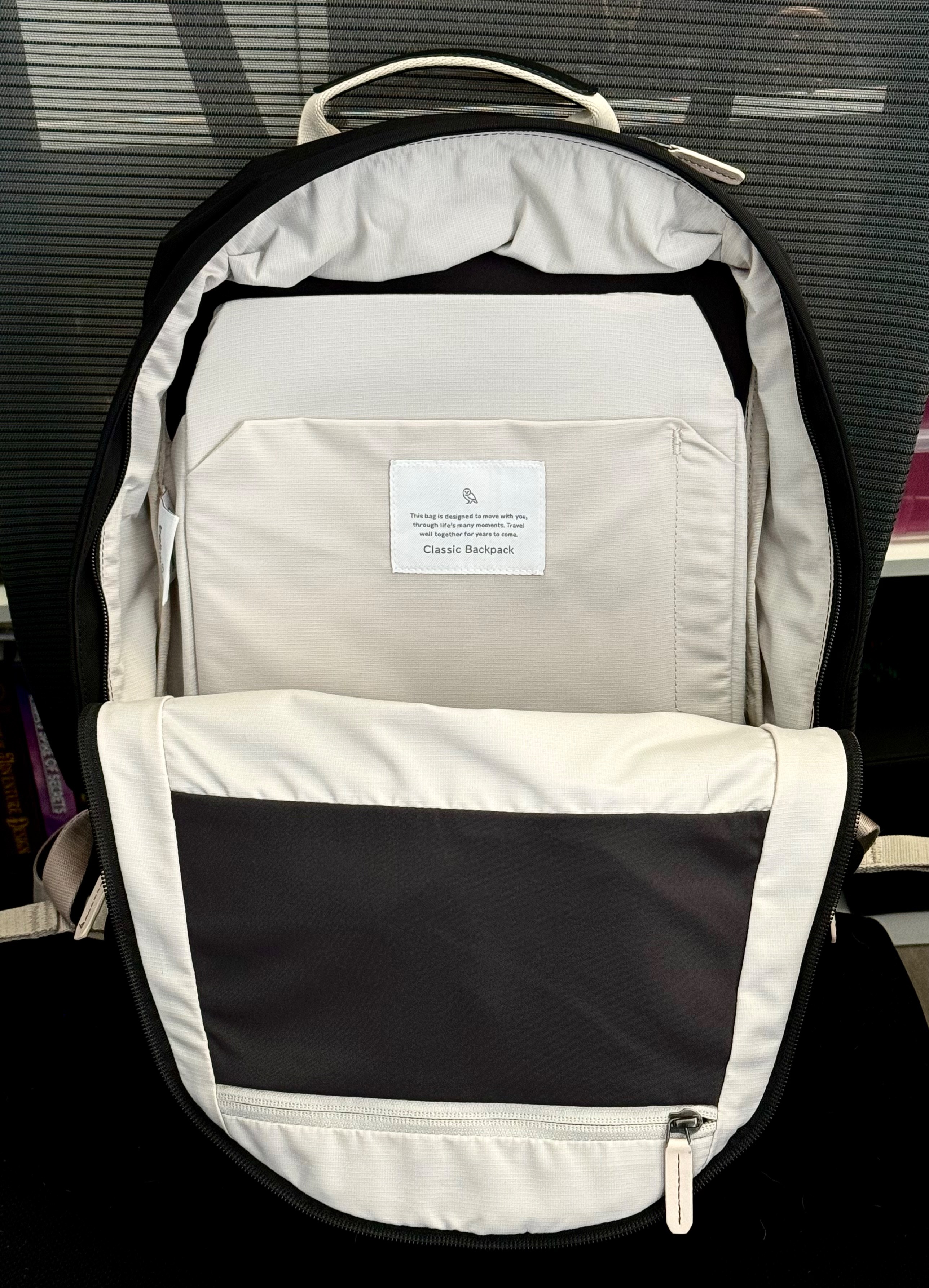 Bellroy Classic Premium Backpack, Black, 20L