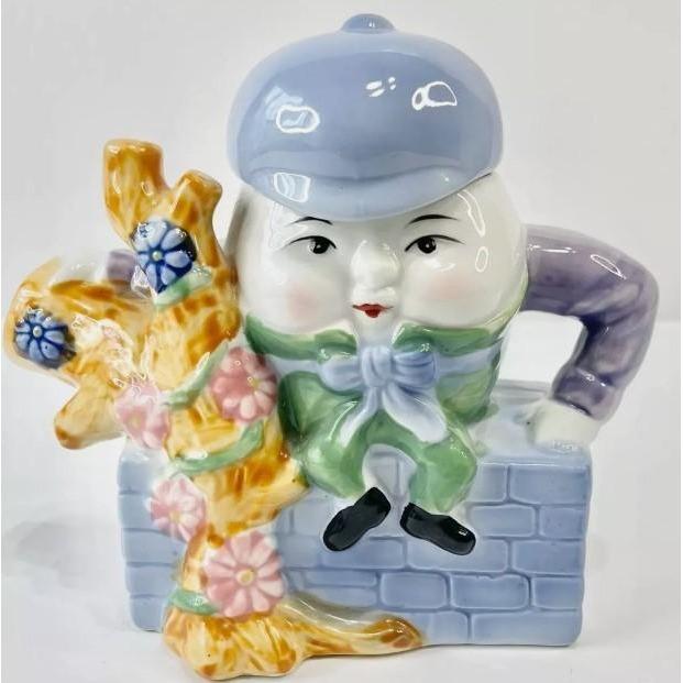 Vintage Feitx Humpty Dumpty Ceramic Tea Pot Pitcher Circa 1970s ...