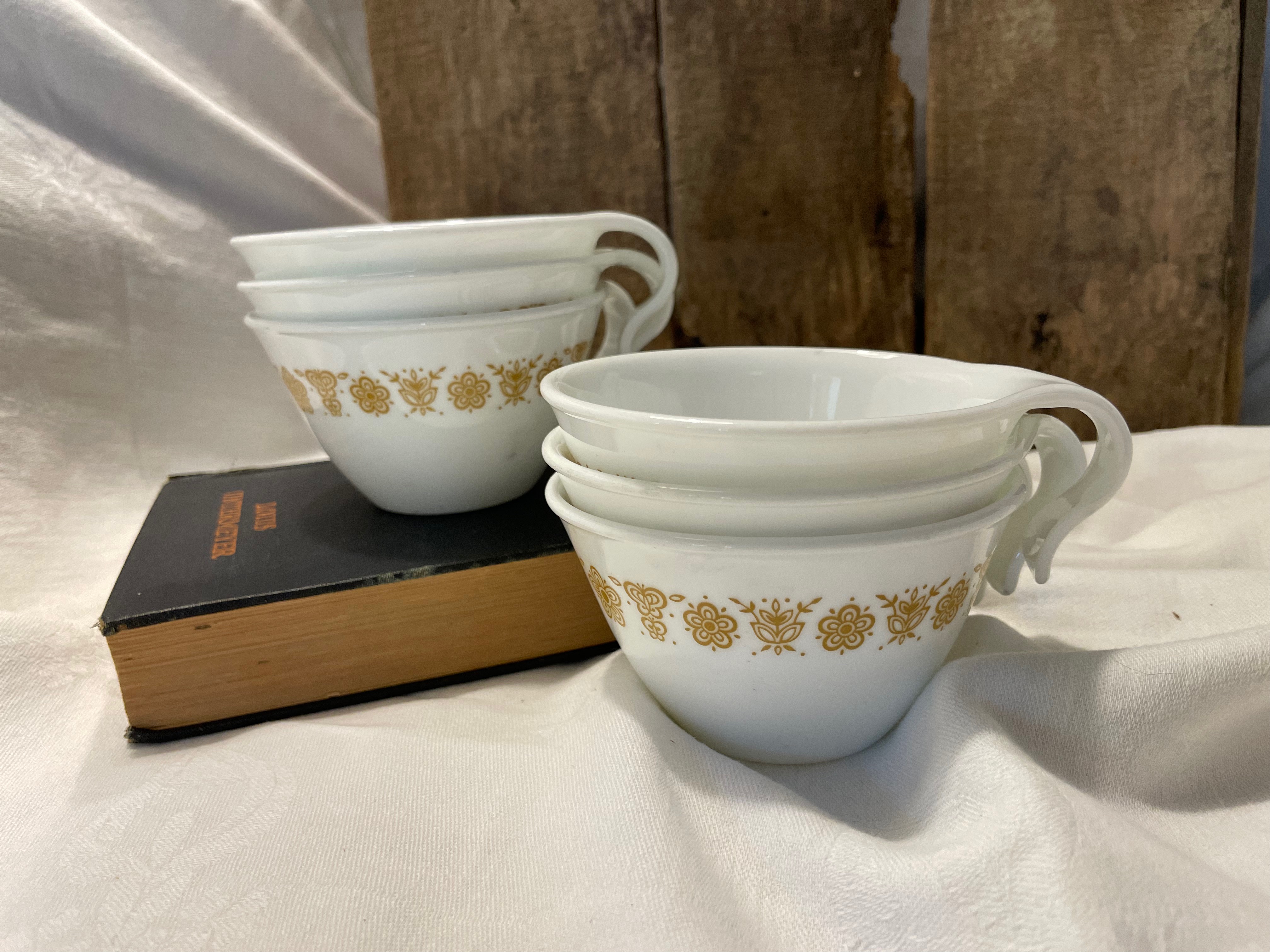Corning Ware Vintage Corelle Butterfly Gold Vintage Set Of