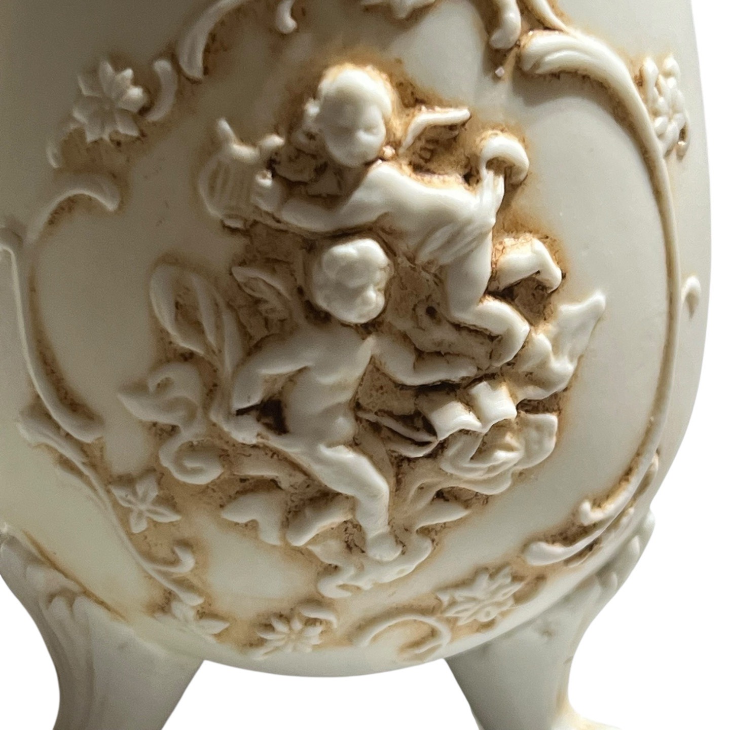 * old pottery animal ❀ふんわりしっぽ グレーの リスさん old pottery animal ❀ふんわりしっぽ グレーの リスさん - メルカリ