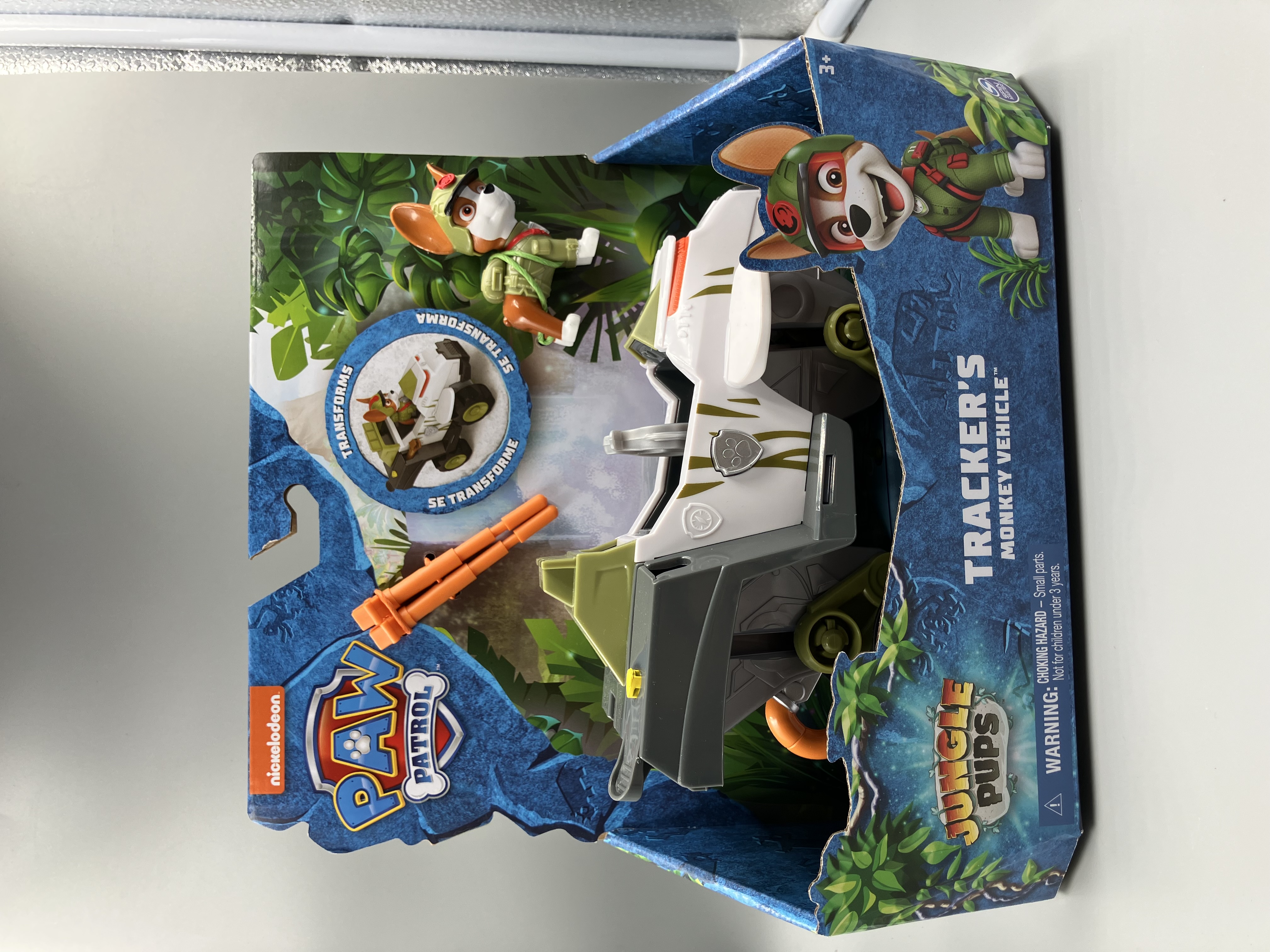 Spin Master PAW Patrol JUNGLE PUPS Tracker Monkey Vehicle & Figure Set Toy