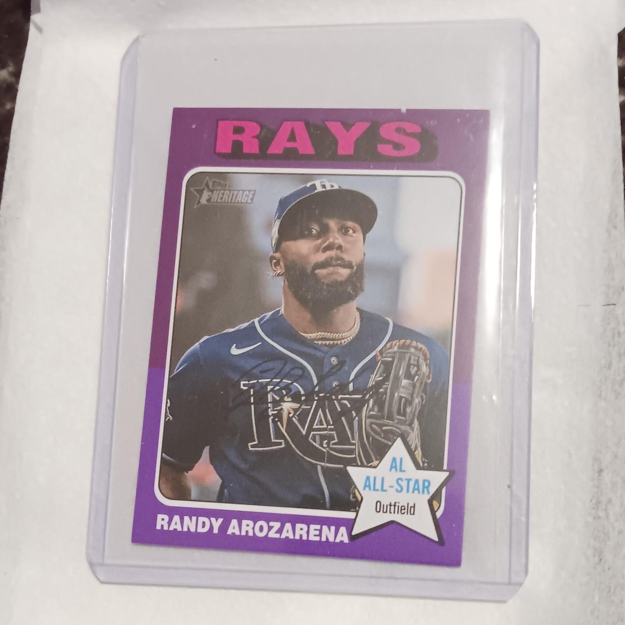 2024 Heritage Mini Randy Arozarena SP #d 03/15 Rays