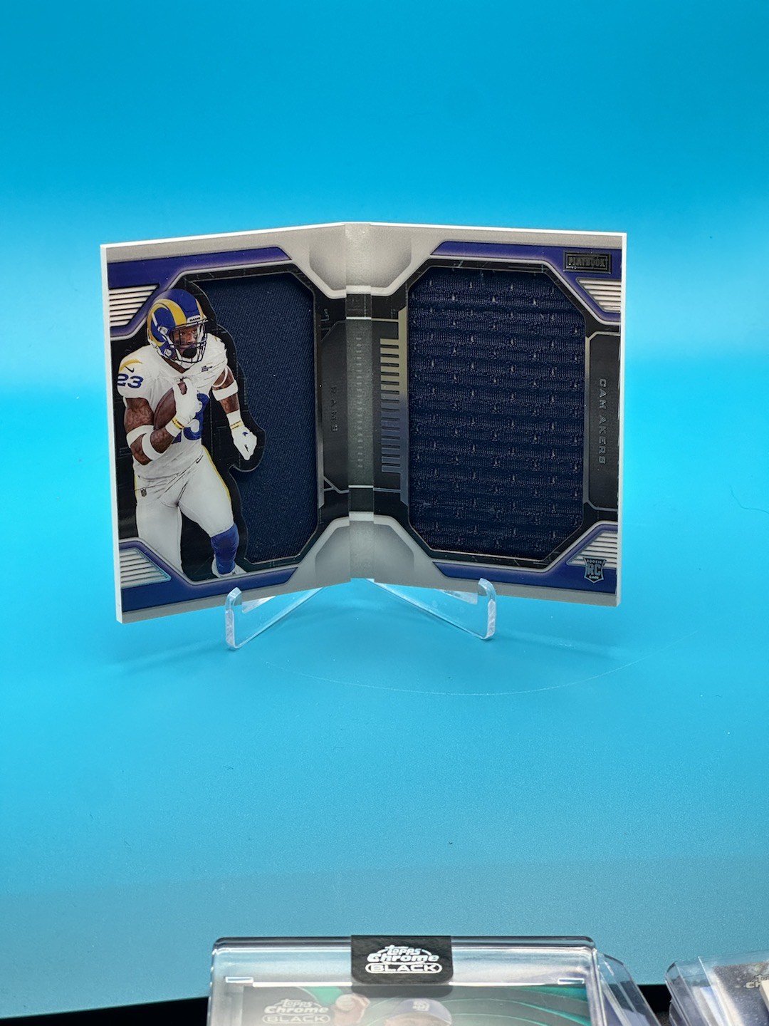 2020 Panini Playbook Cam Akers Dual Jersey Booklet RC /70 - Los Angeles ...