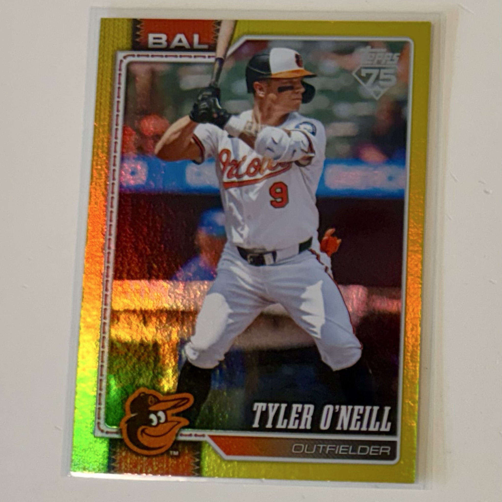 メイプルストーリー　オダイバアイランド　カード Tyler O'Neill Yellow Rainbow Foil /399 Baltimore Orioles