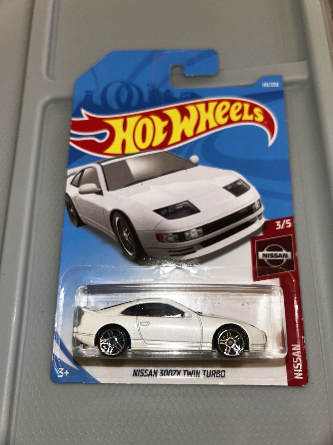 Nissan 300ZX Twin Turbo #110 White 2019 Hot Wheels JDM Japan