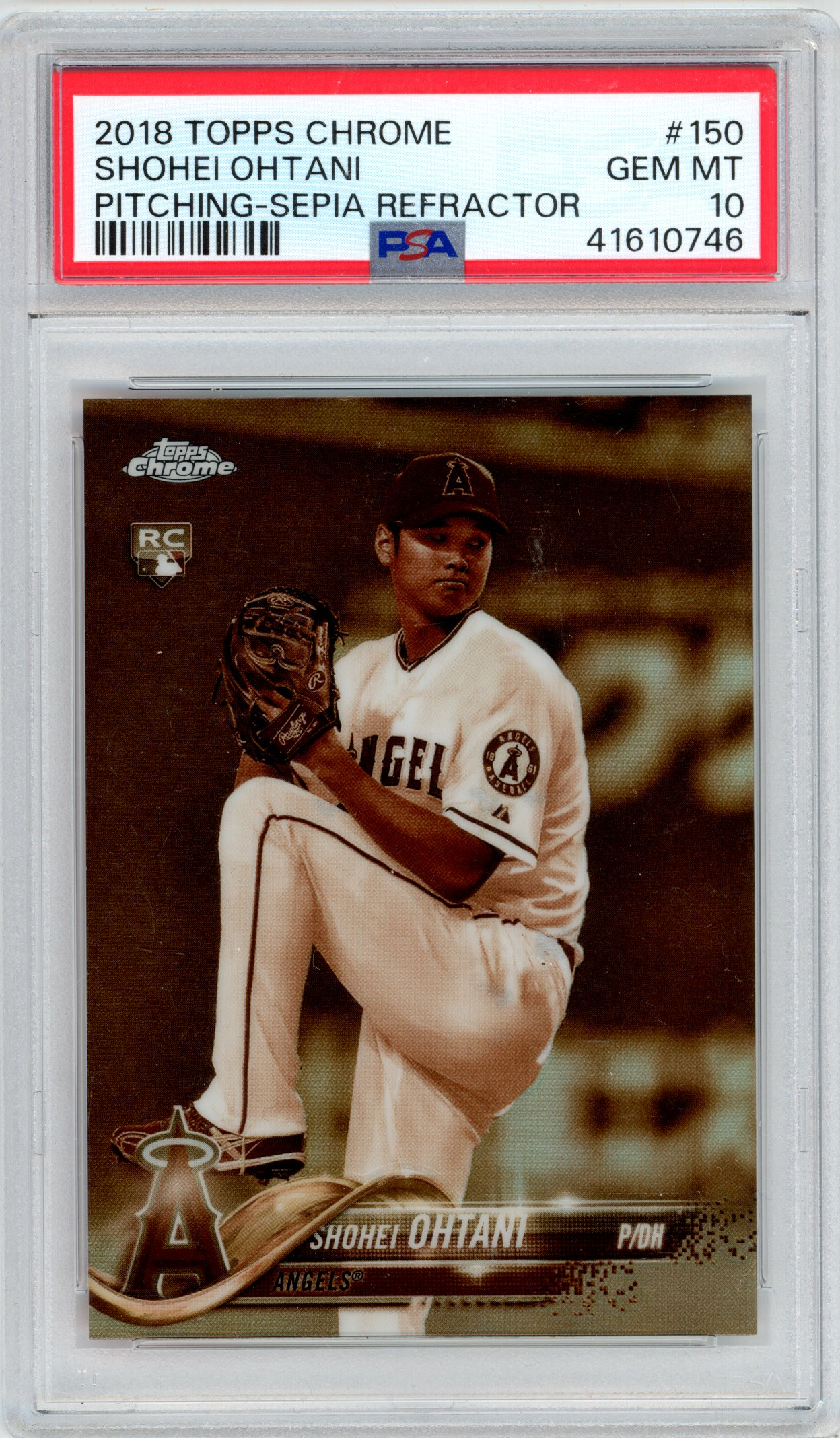 CHASING CARDBOARD · 2018 Topps Chrome Shohei Ohtani #150 RC Rookie