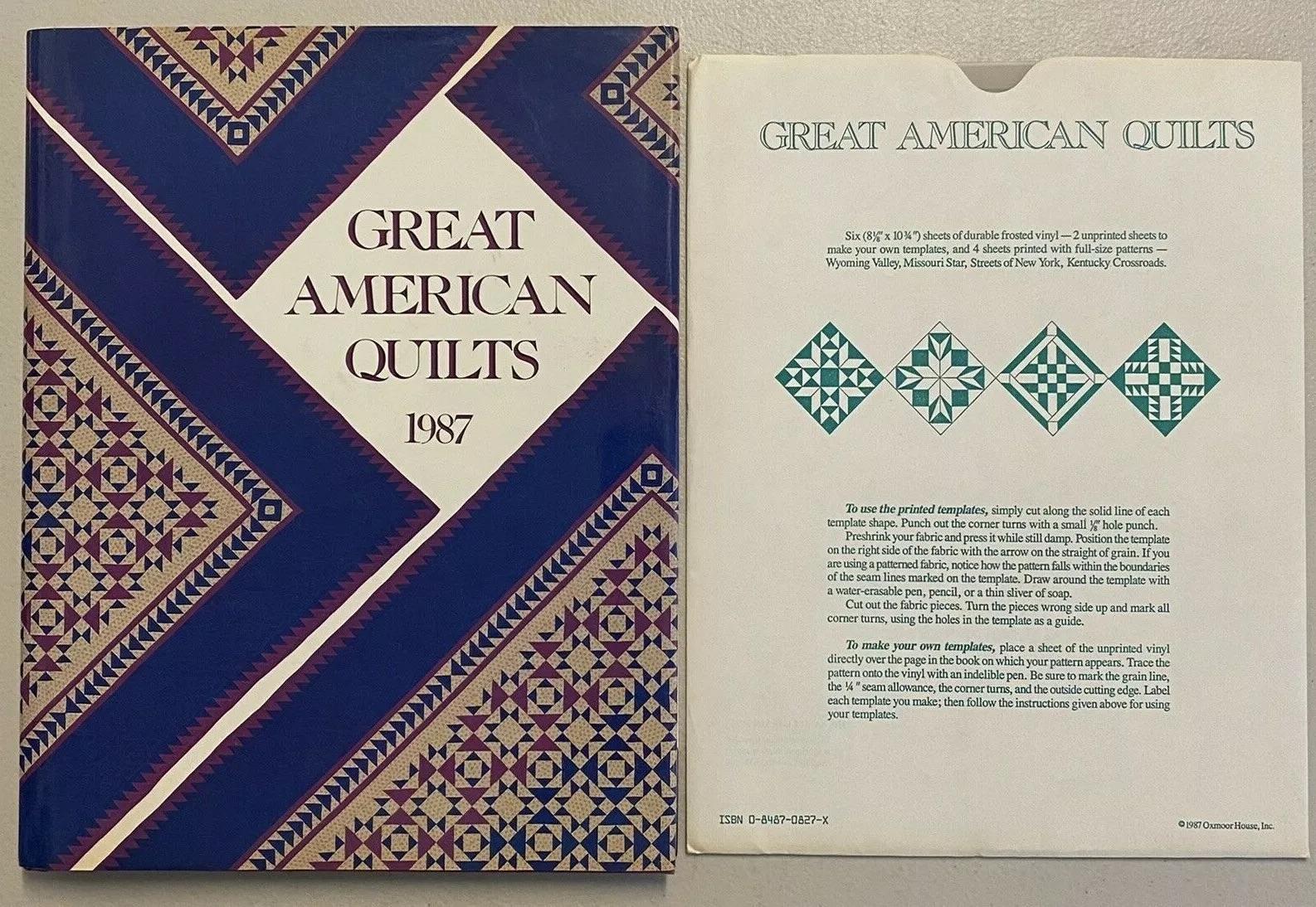 Great American Quilts 1987 By Sandra L O’Brien Oxmoor House Stencils
