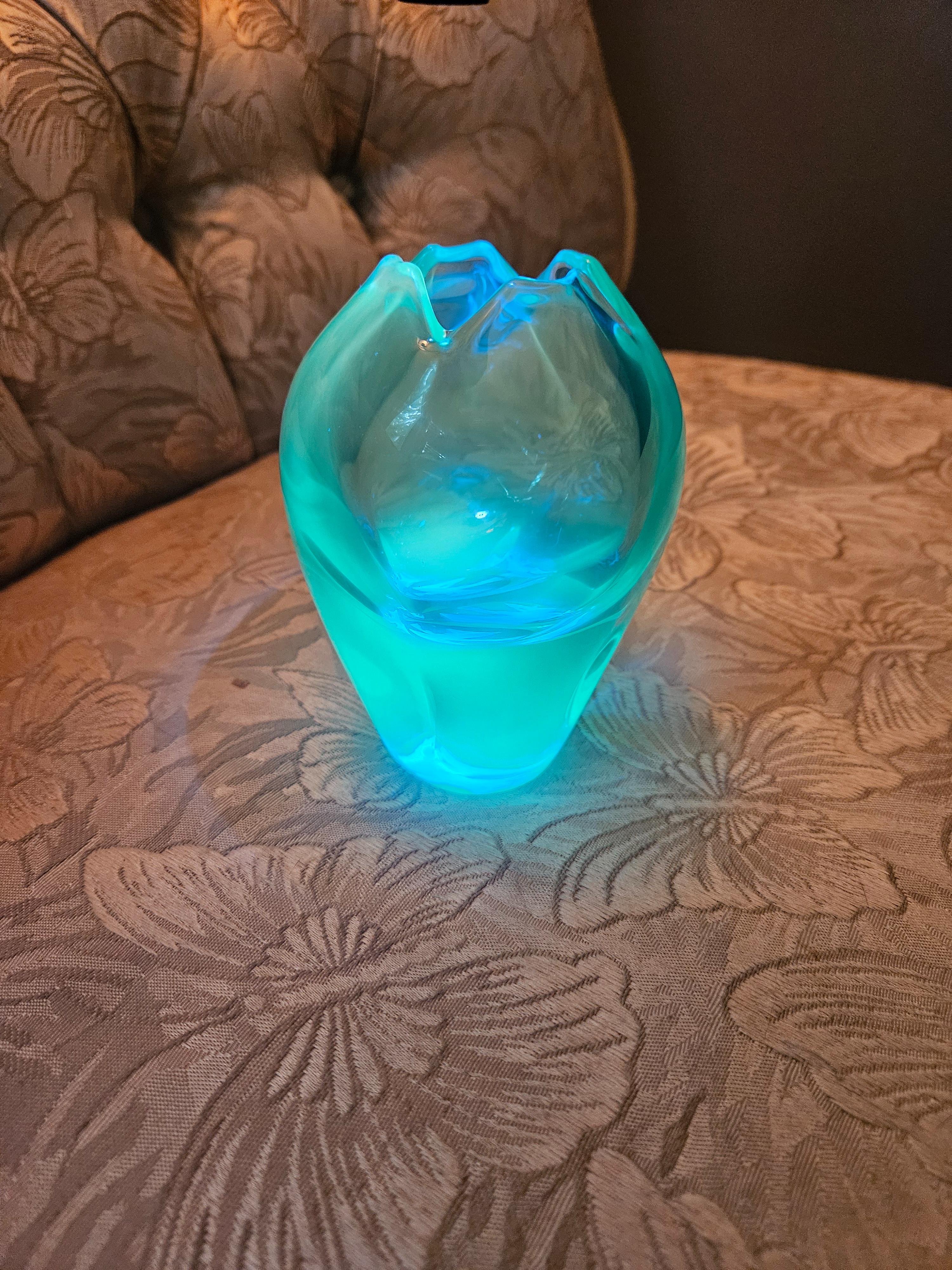 【CZECHOSLOVAKALEAD 】花瓶 CZECHOSLOVAKALEAD 】花瓶 Czechoslovakia Vase In Collectible