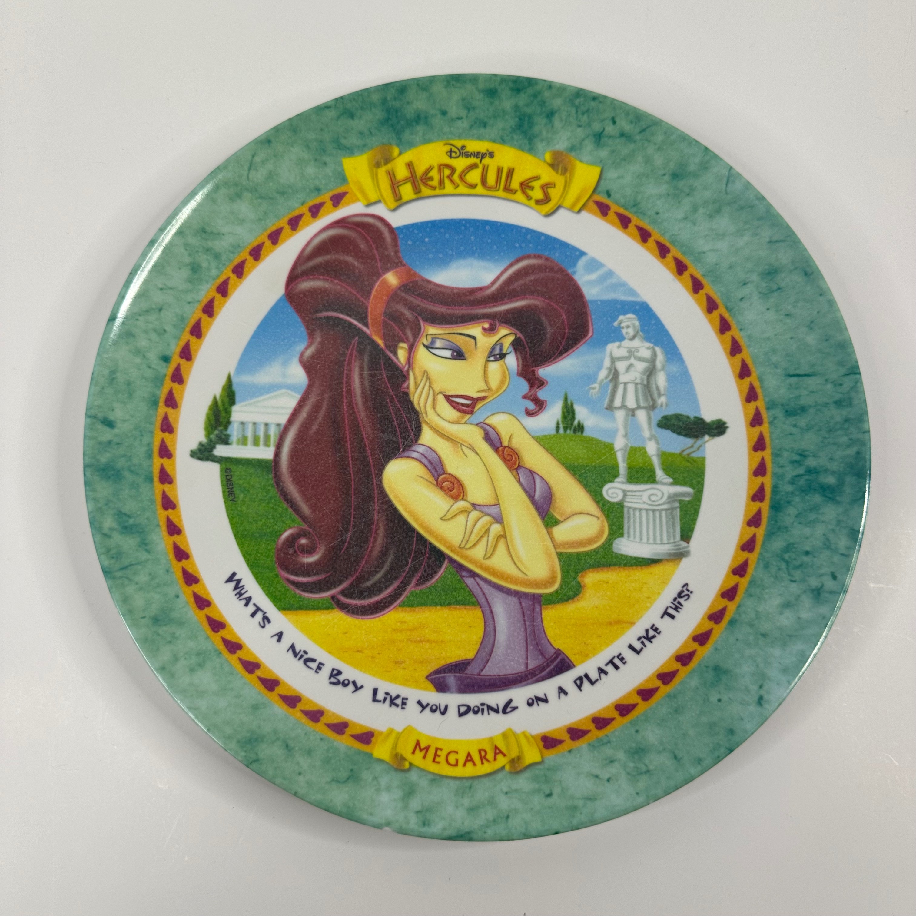 Mcdonalds Disney Plates Plastic 1997 Disney Hercules Megara