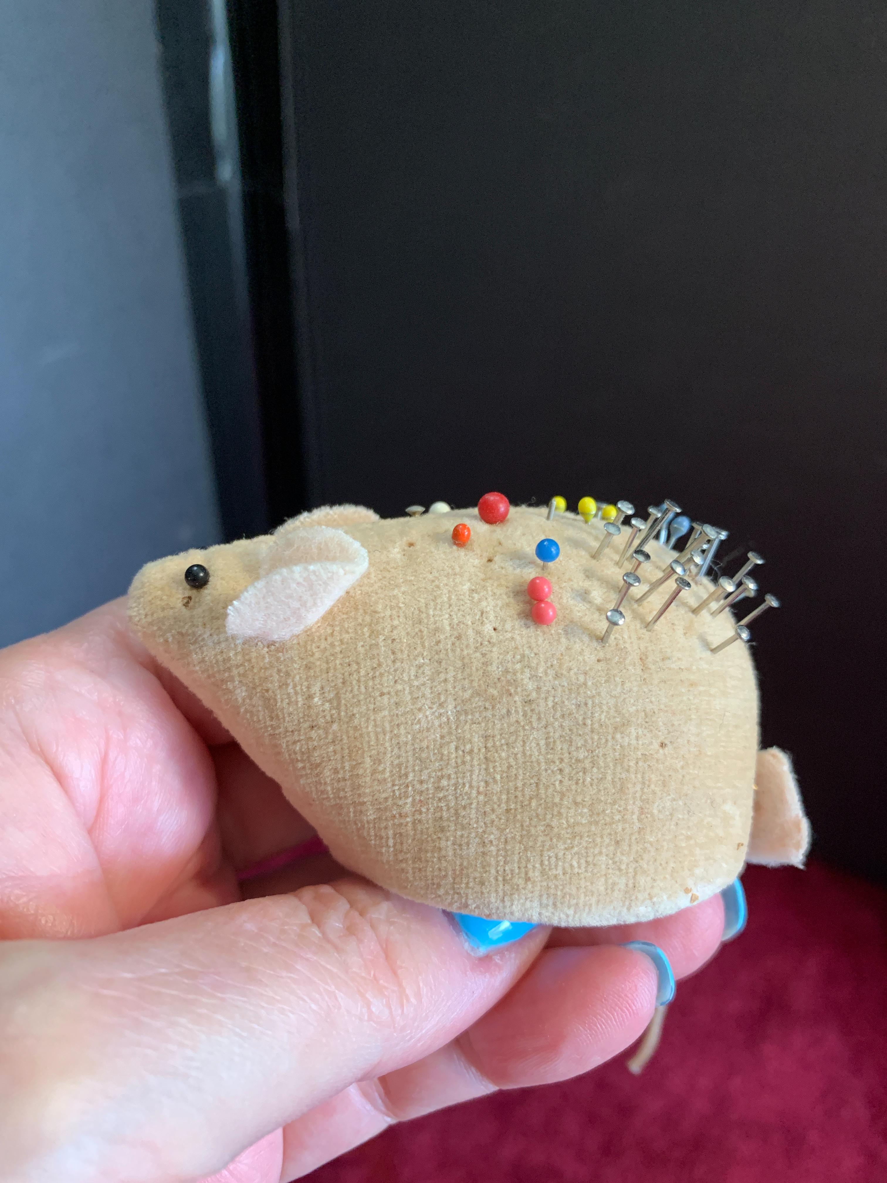 Vintage Mouse Pincushion