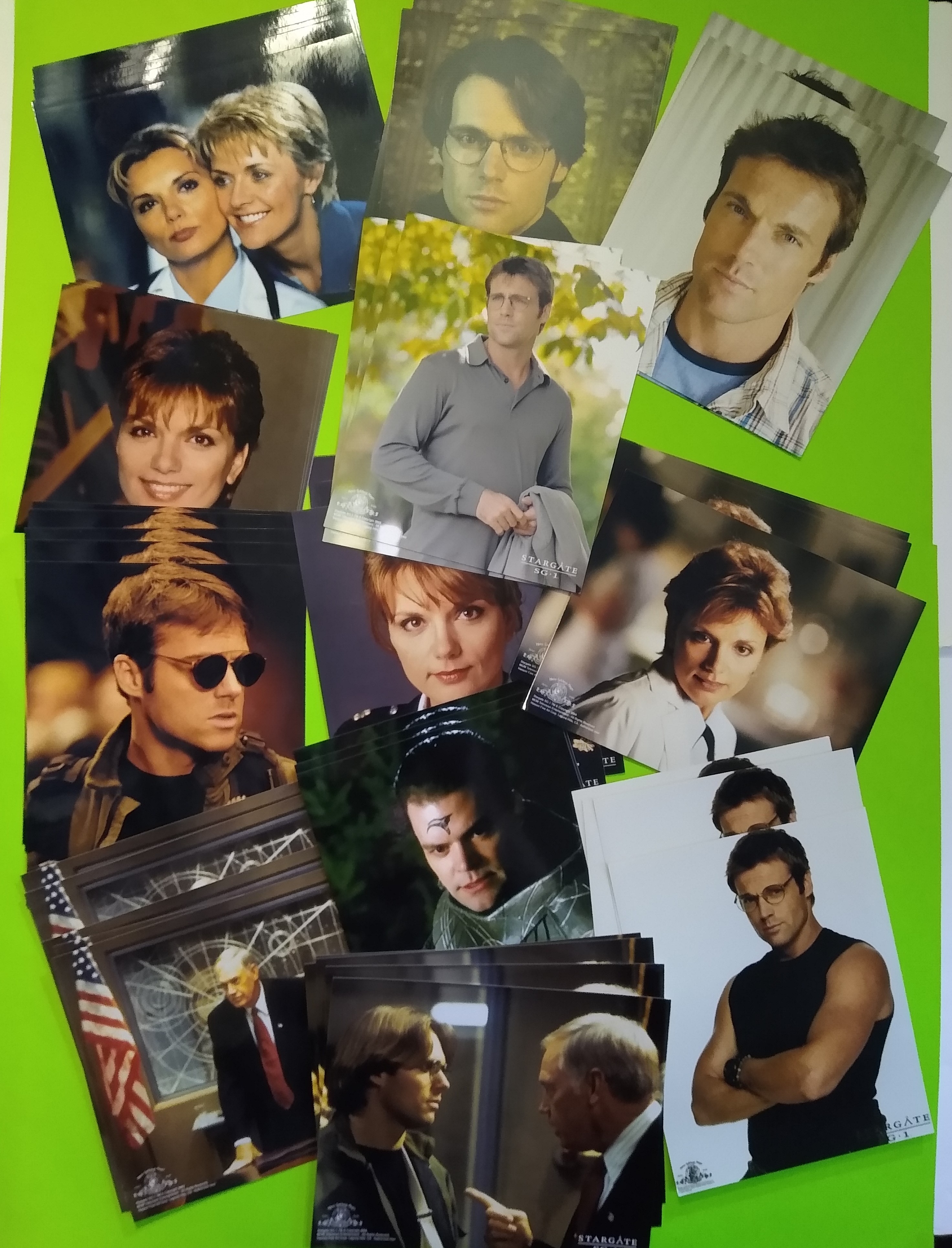 Stargate SG-1 Lot Of 12 ORIGINAL Cast 8x10 Photos Michael Shanks Teryl ...