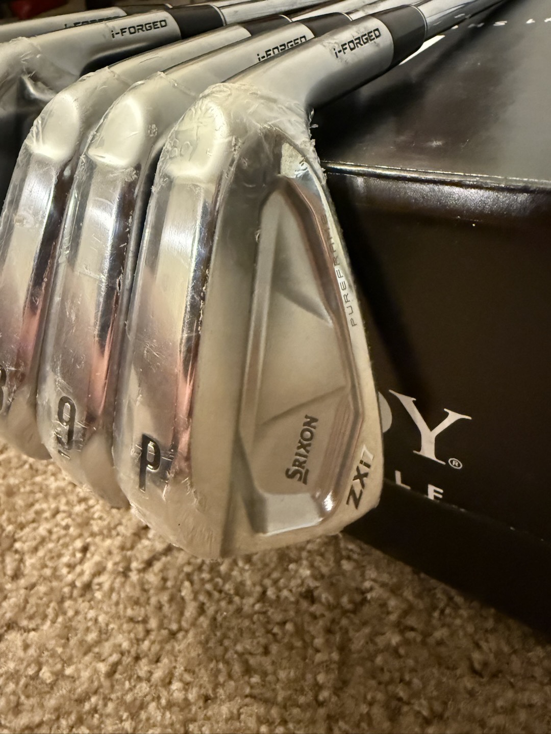 パーツ golfDesign 181) LH- 2025 Srixon ZXi5 Iron Set 6-PW / KBS $ Taper Steel