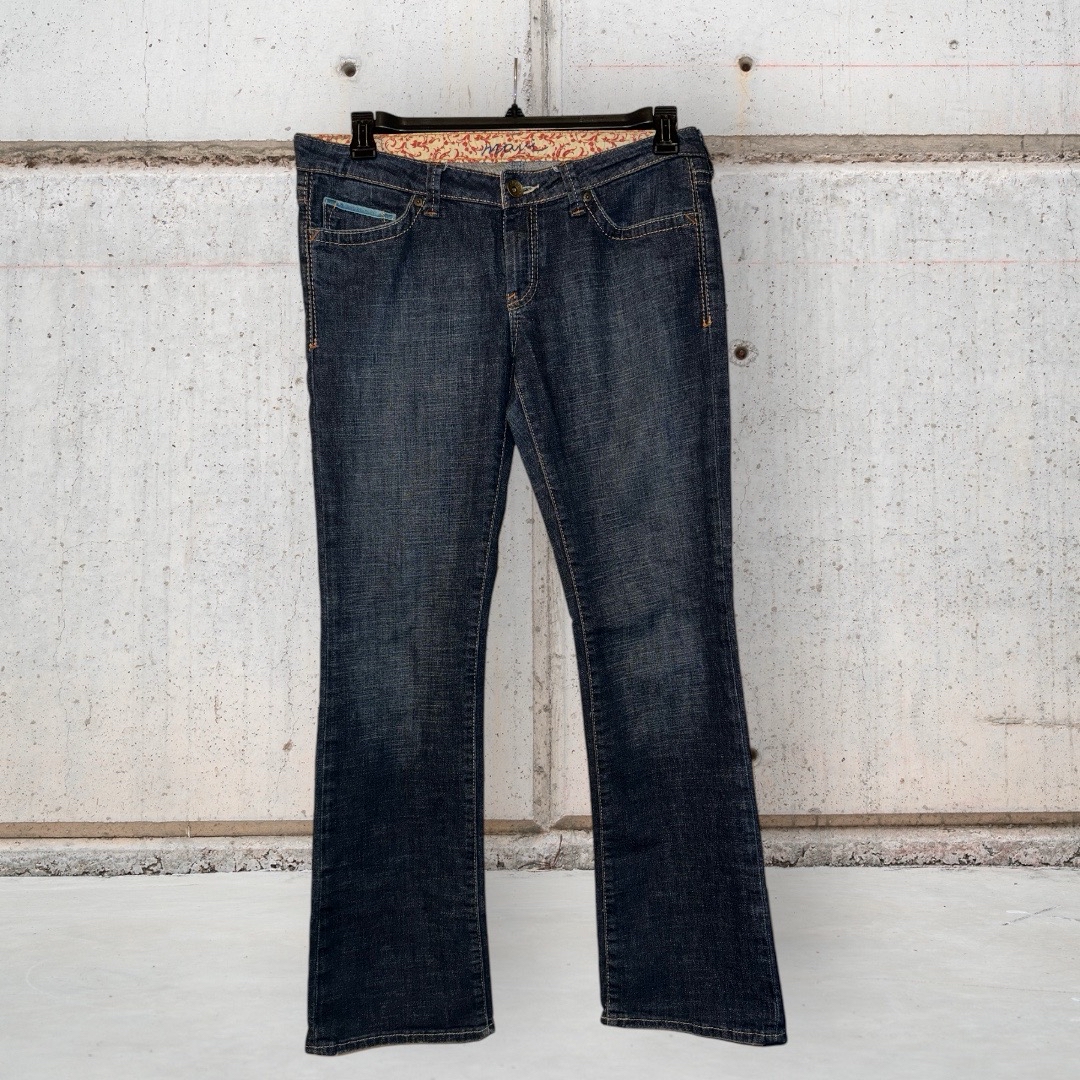 Mavi Siena Dark Rinse Wide Leg Denim