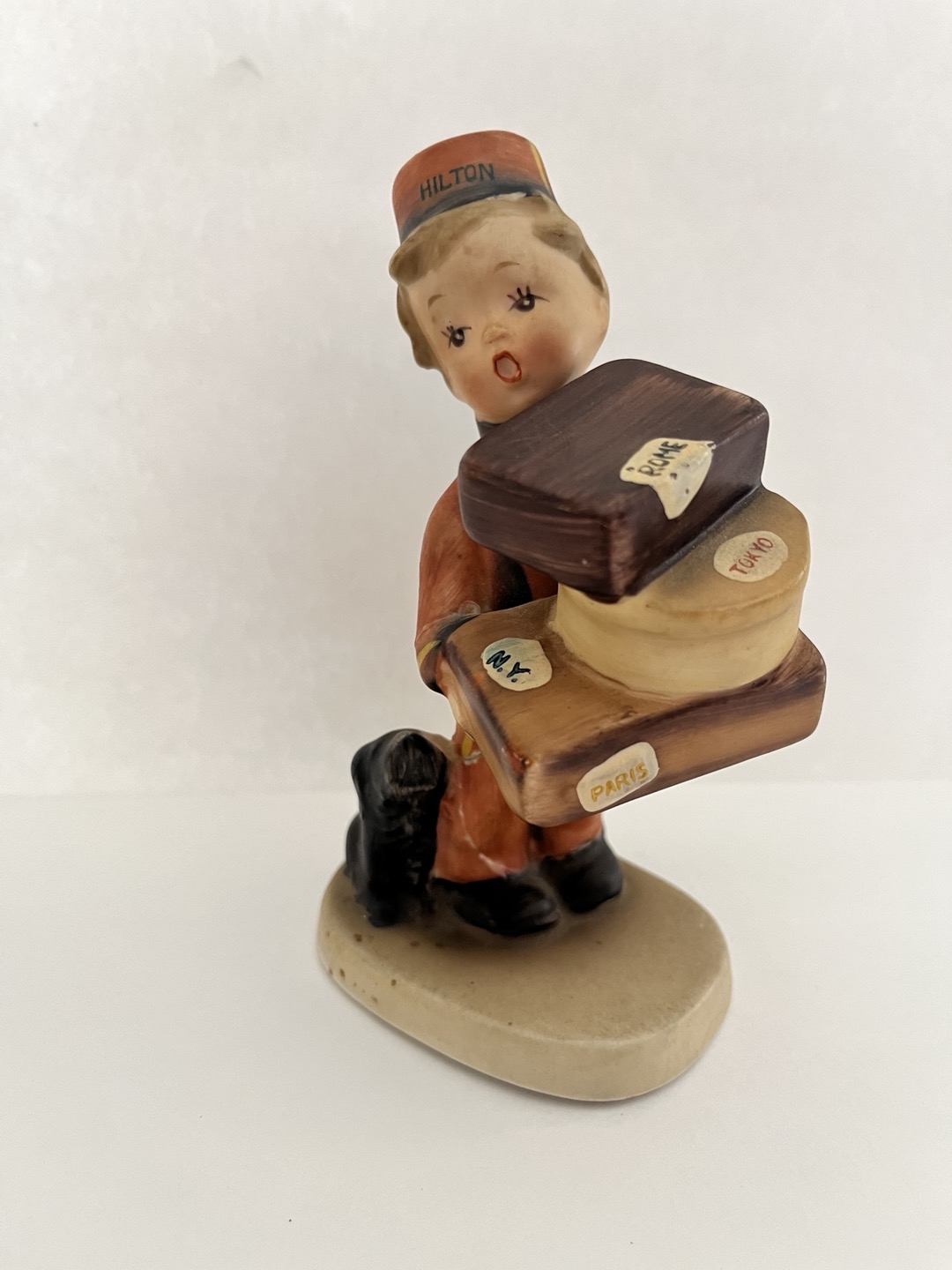 RARE Vintage Napco Little Bellboy Porcelain Figurinecollectorwanted