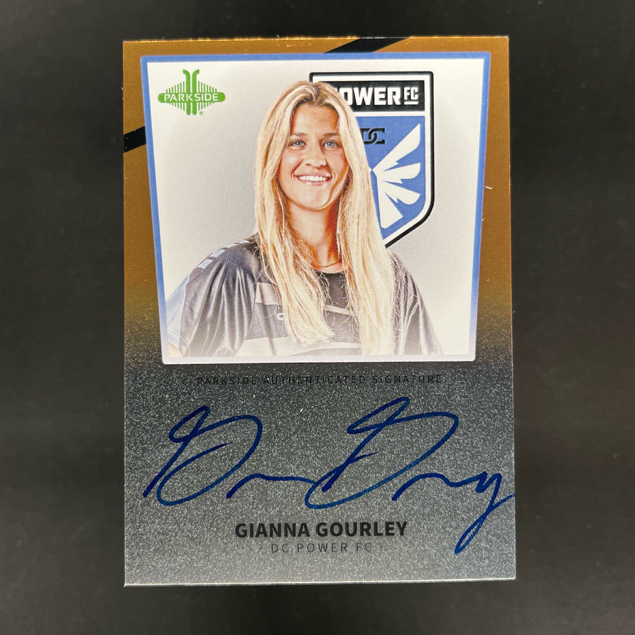 Gianna Gourley 2026 Parkside Gainbridge USL Autograph Orange /50