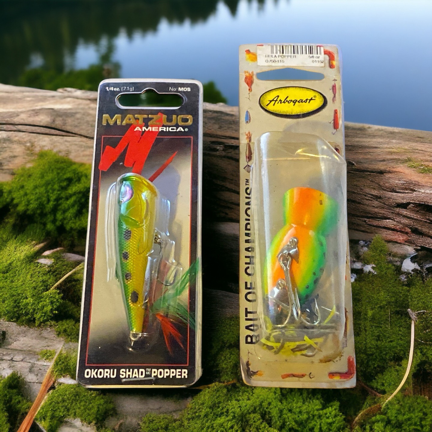Vintage Arbogast Hula Popper fishing lure (lot#15392